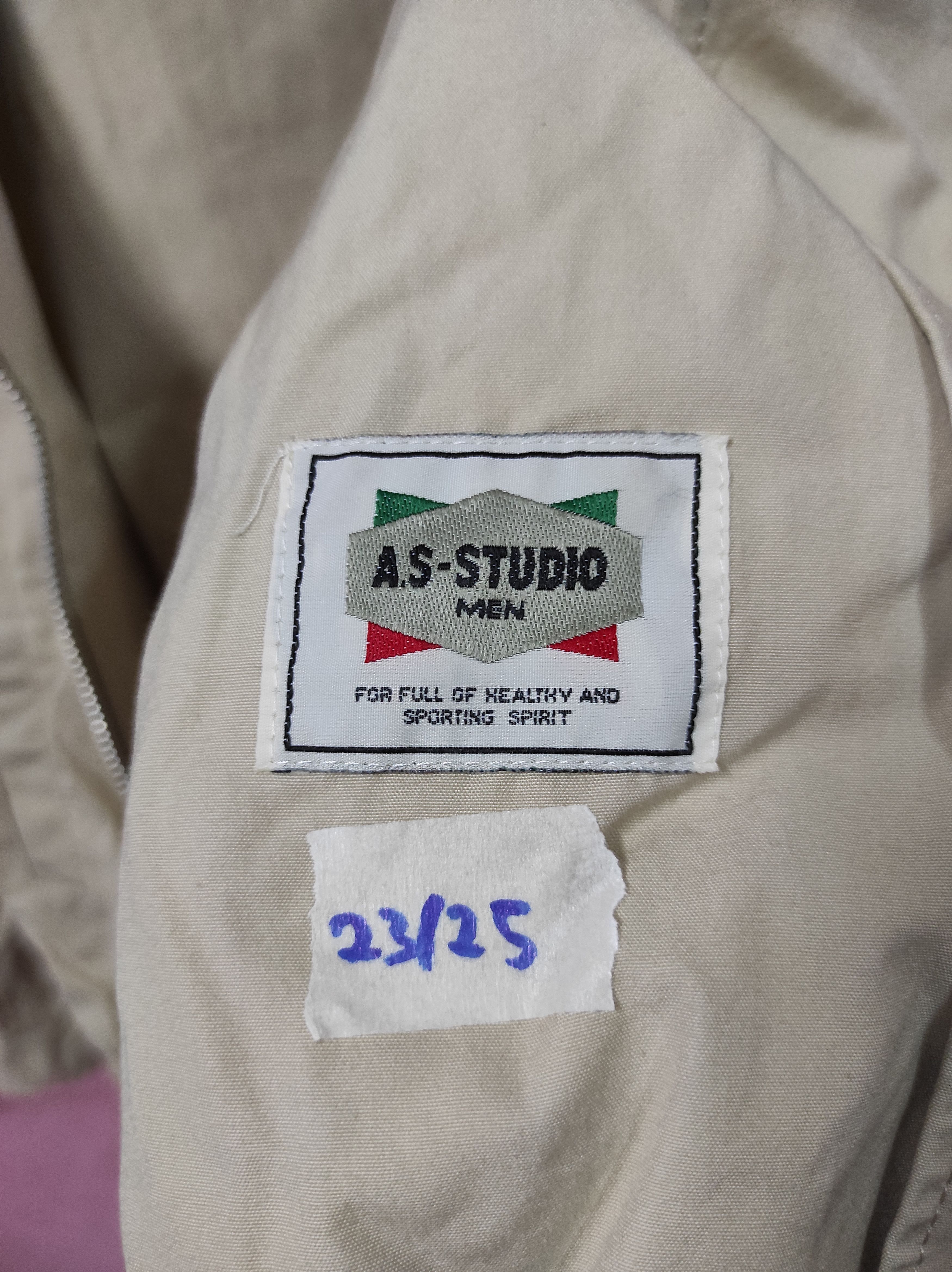 Japanese Brand × Vintage AS STUDIO ASSC BASEBALL ATELIER SAB LIGHT JACKET HOODED Size US M / EU 48-50 / 2 - 9 Thumbnail