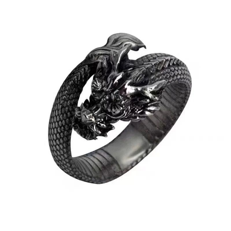 Jewelry × Vintage Classic Adjustable Dragon Ring Size ONE SIZE - 3 Thumbnail