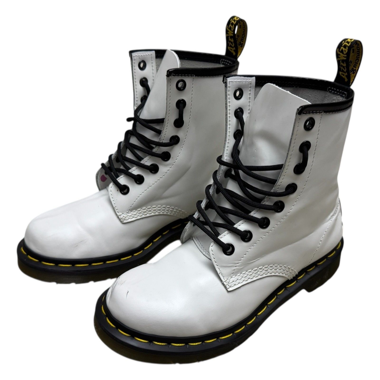 Dr. Martens DR MARTENS DOC MARTIN Leather Air Wair Boots Womens 6 Size US 6 / IT 36 - 3 Thumbnail
