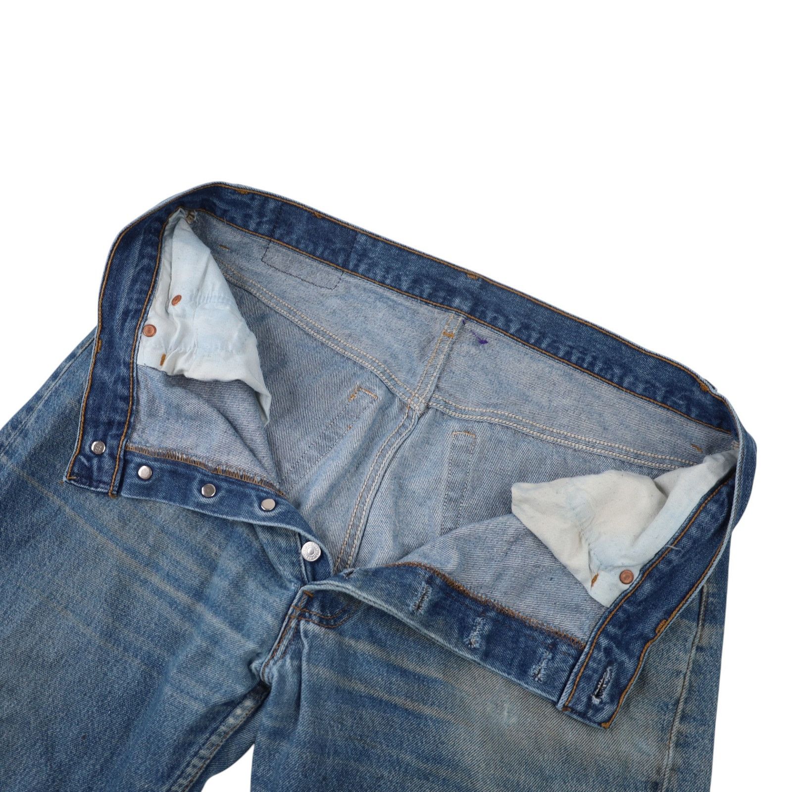 Levi's × Vintage Vintage Distressed Levis 501xx USA Made Denim Jeans Size US 38 / EU 54 - 6 Thumbnail