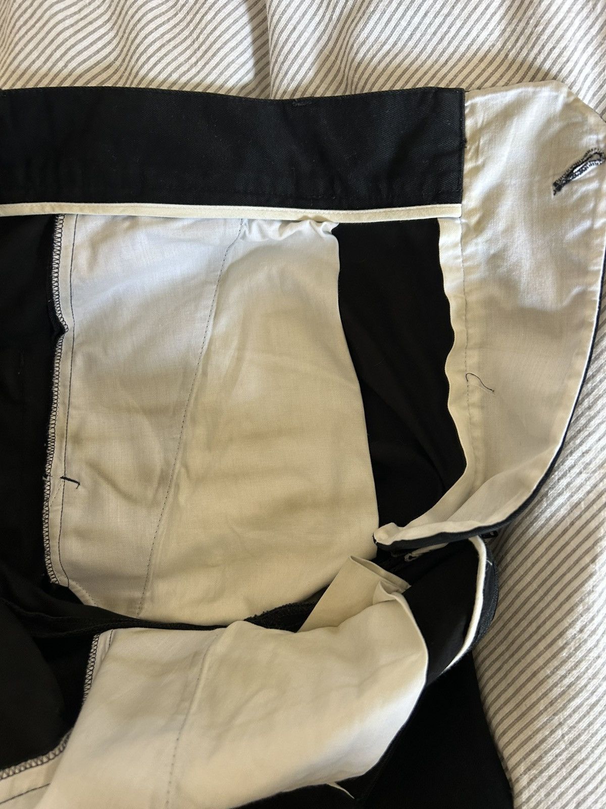 Studio Nicholson Studio Nicholson Meavy High Waisted Cotton Straight Pants Size 29" - 6 Thumbnail