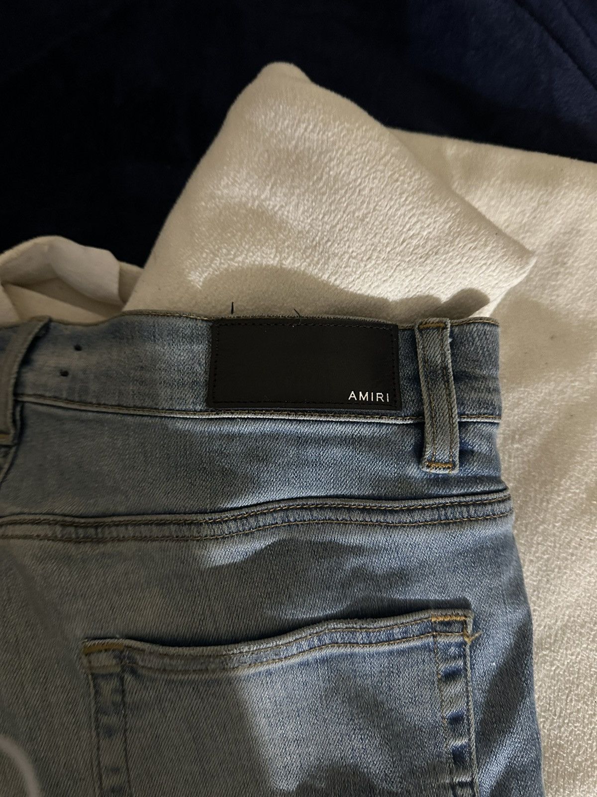 Amiri Amiri Blue Thrasher Jeans Size US 32 / EU 48 - 5 Thumbnail