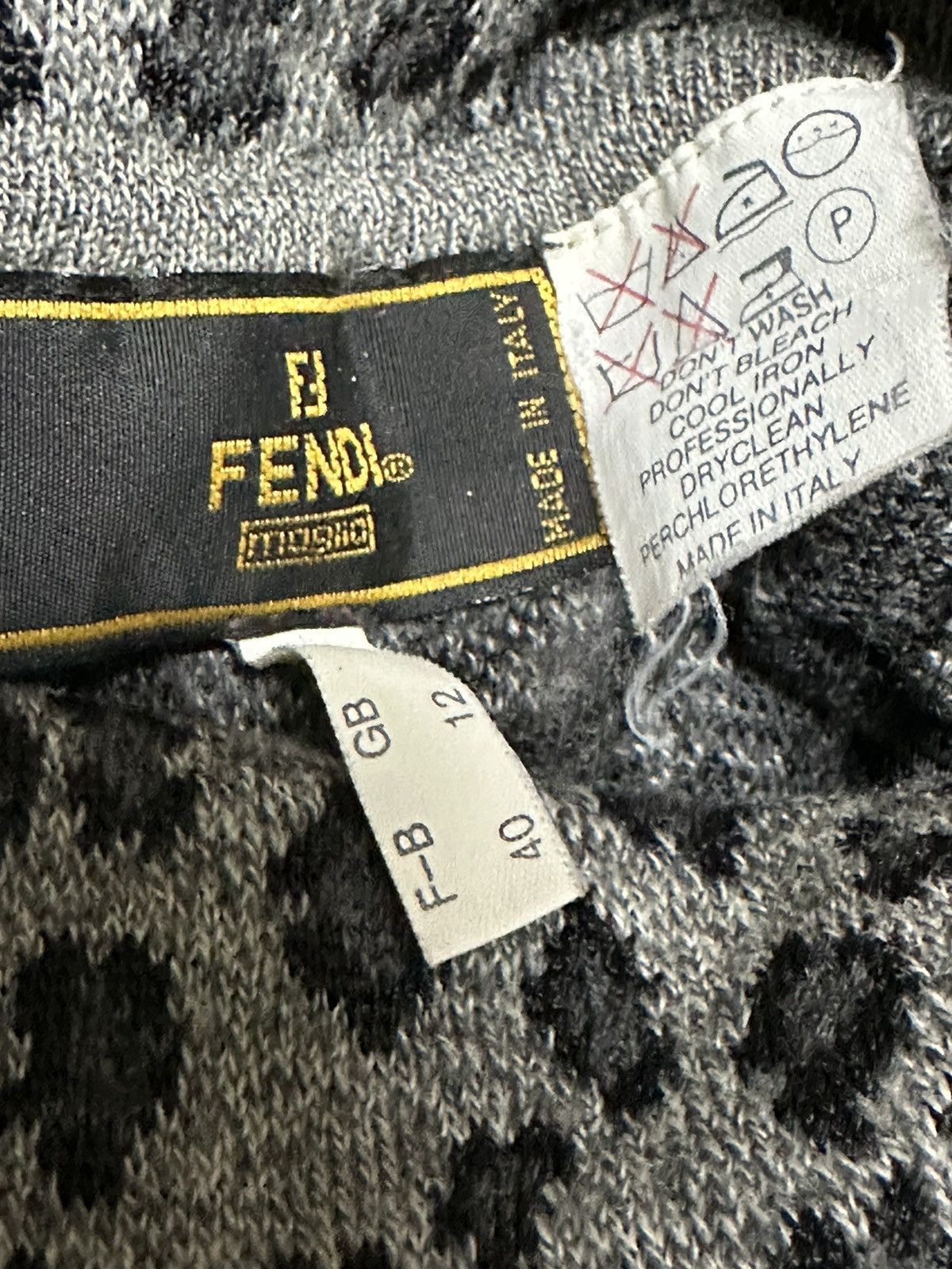 Fendi Fendi leopard turtle neck sweater Size M / US 6-8 / IT 42-44 - 3 Thumbnail