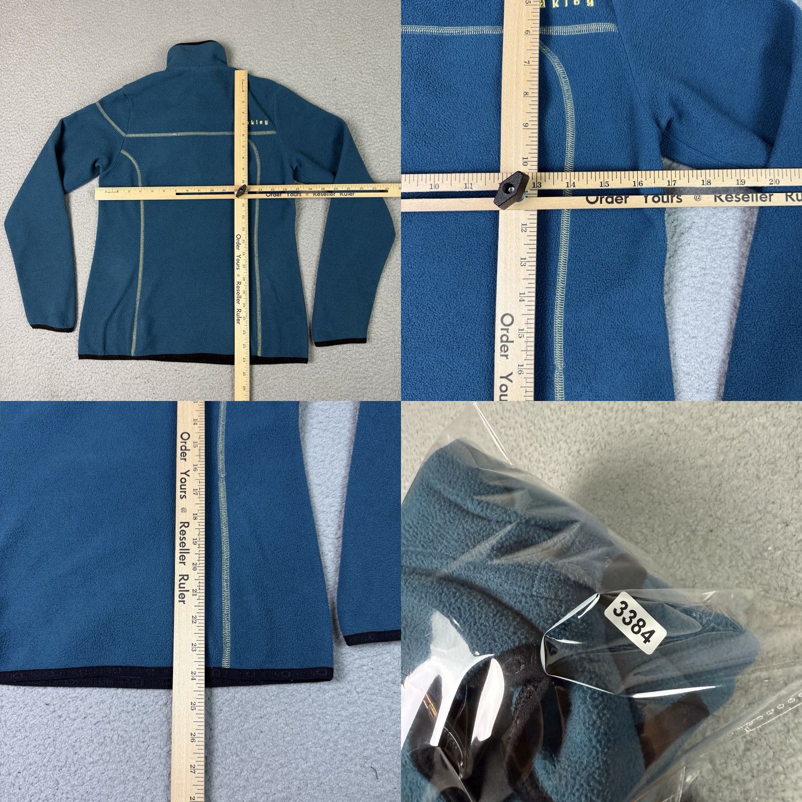 Oakley VINTAGE Oakley Pullover Sweatshirt S Blue 1/4 Zip Fleece Mock Neck Men Regular Long Sleeve Athletic Activewear Clothing Size US S / EU 44-46 / 1 - 8 Thumbnail