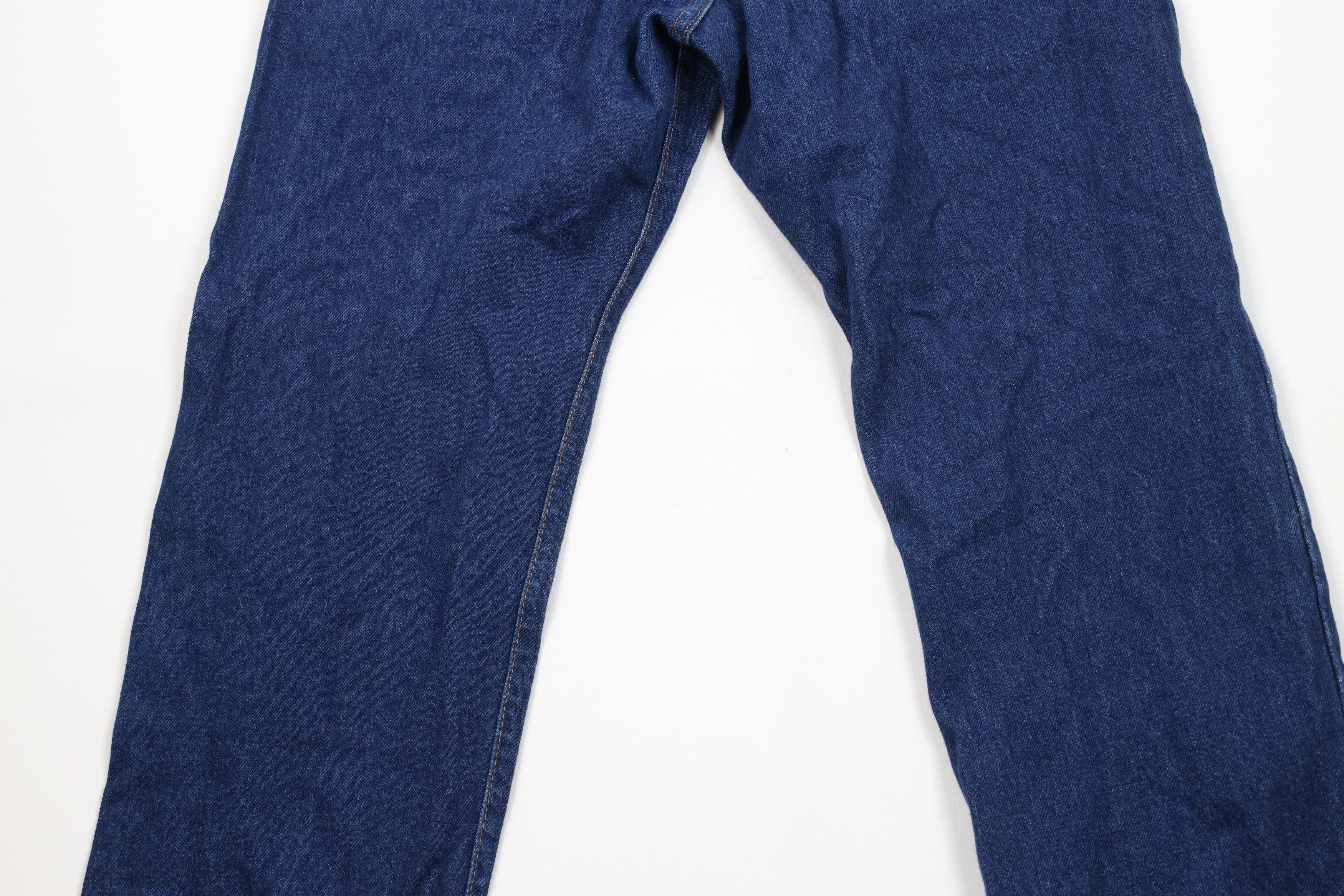 Lee × Vintage Vintage 90s Lee Straight Leg Denim Jeans Blue Cotton USA Size US 32 / EU 48 - 10 Thumbnail