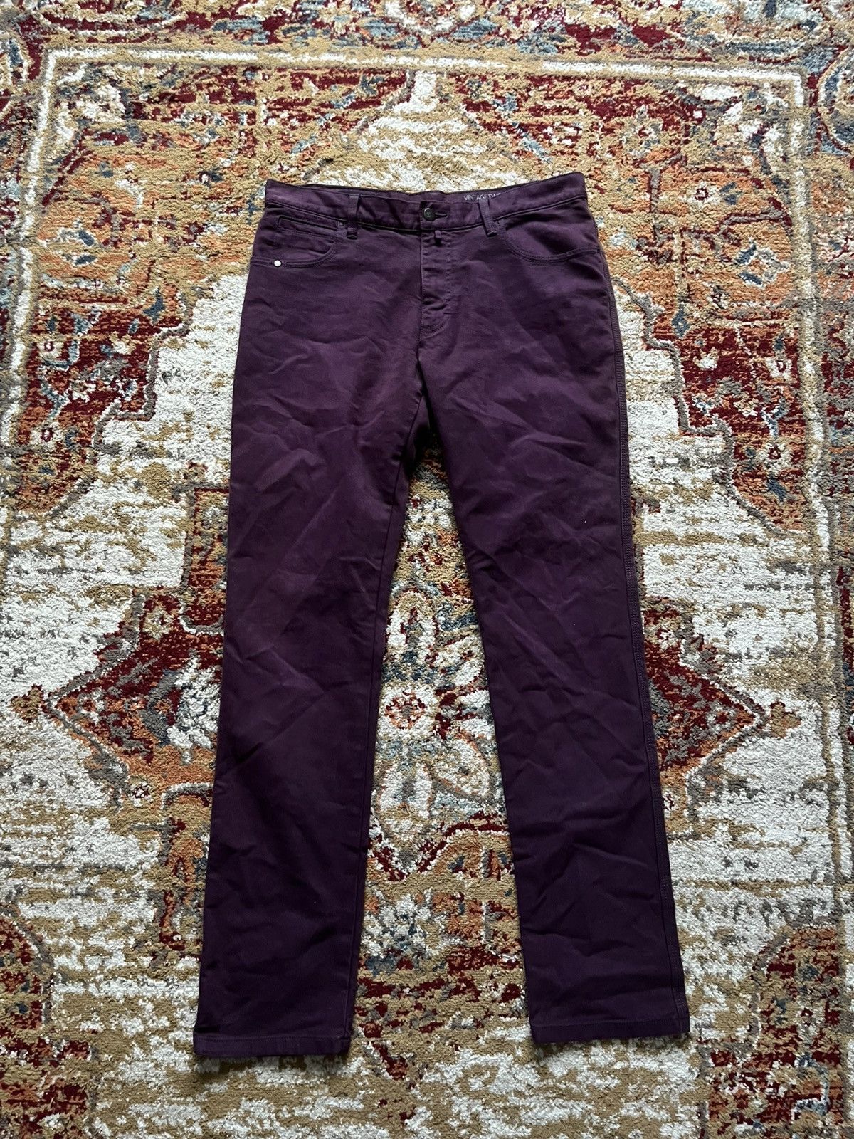 Ermenegildo Zegna Ermenegildo Zegna Z Sport purple jeans denim Size US 34 / EU 50 - 1 Thumbnail