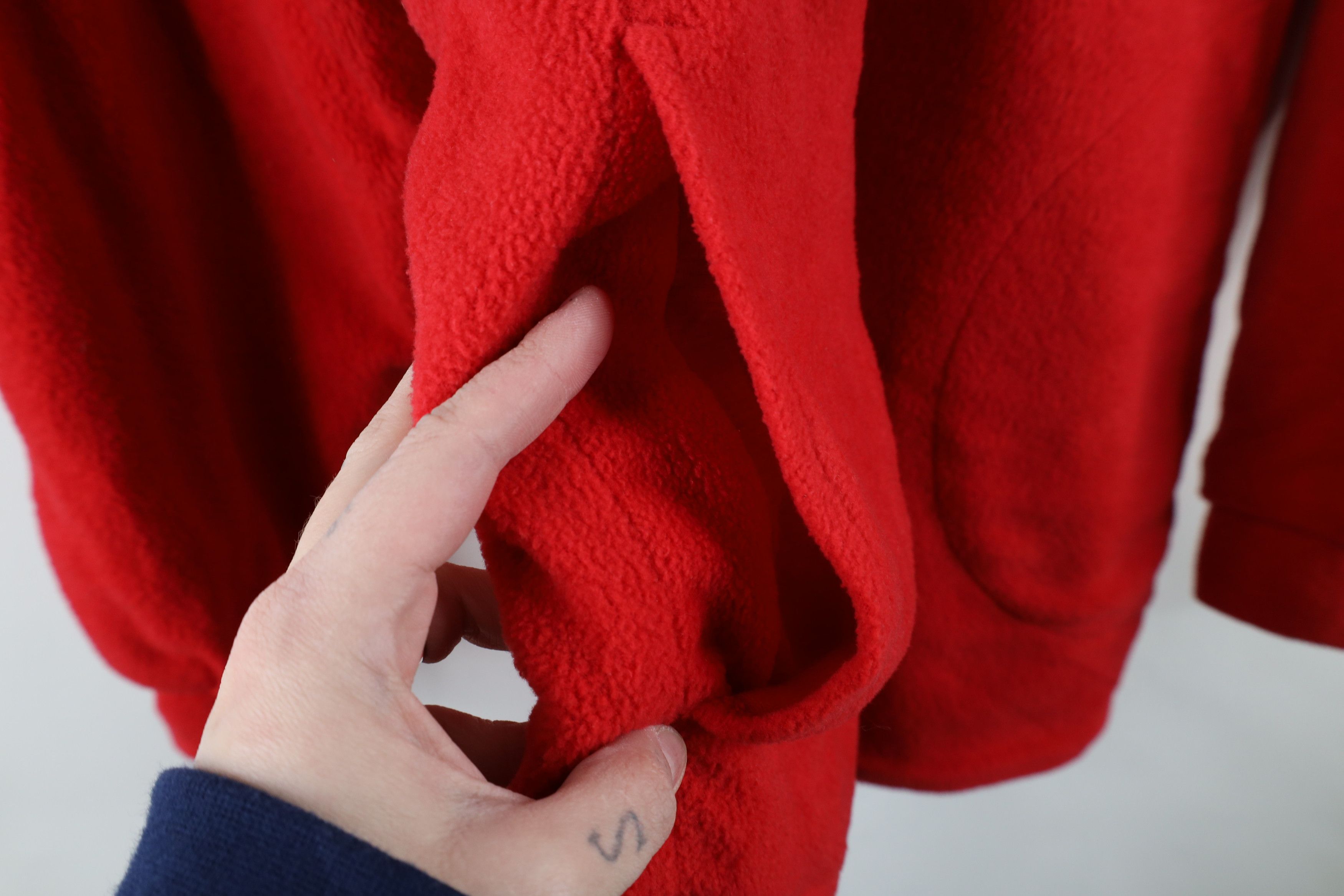 Marlboro × Vintage Vintage 90s Marlboro Reversible Half Zip Fleece Sweater Red Size US S / EU 44-46 / 1 - 6 Thumbnail