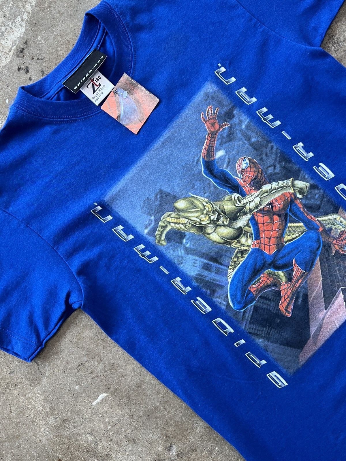 Vintage Y2K Spider Man v. Green Goblin Youth Medium 11/12
