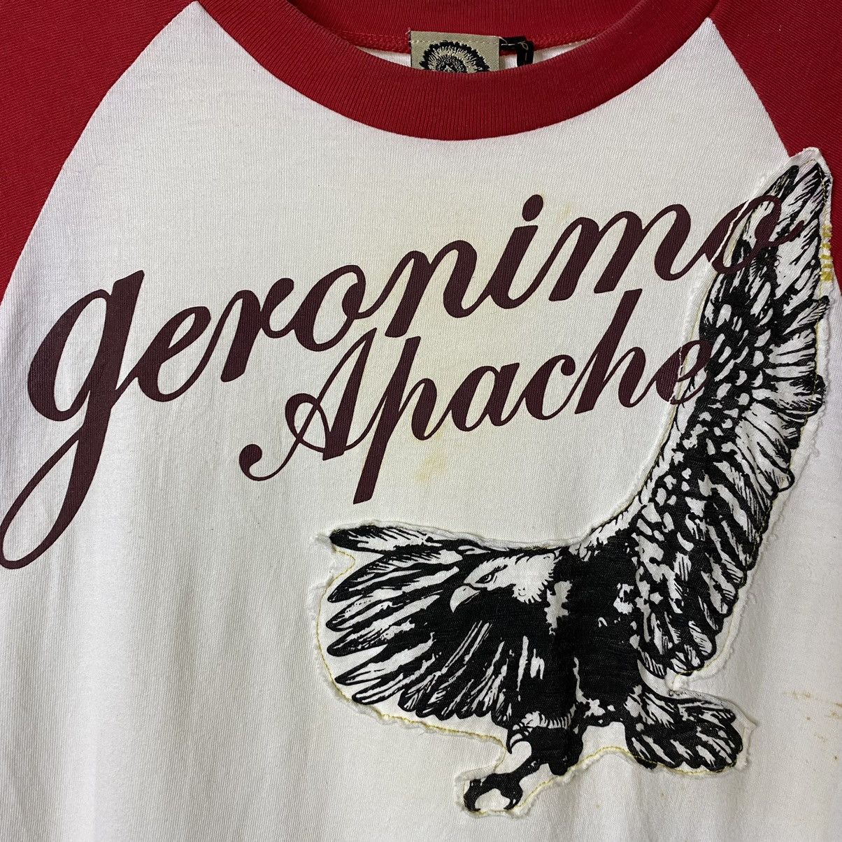 Affliction × Vintage Vintage Y2K Geronimo Apache Flying Eagle Patches Jnco Style Size US M / EU 48-50 / 2 - 2 Thumbnail