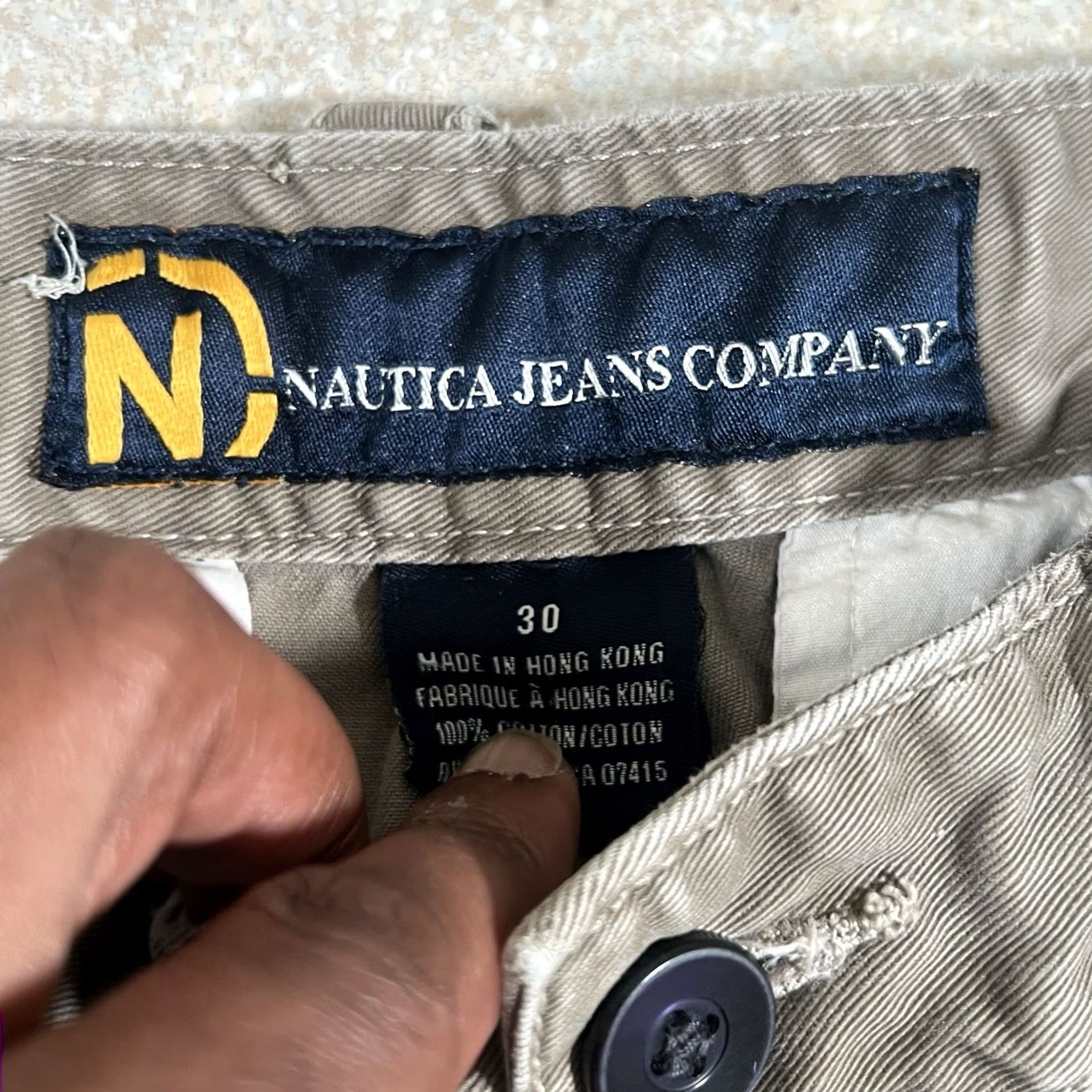 Nautica VINTAGE Nautica Cargo Shorts Paratrooper Baggy Pockets 28 Men Brown Y2K Military Jean Co Waist 28 Size US 28 / EU 44 - 4 Thumbnail