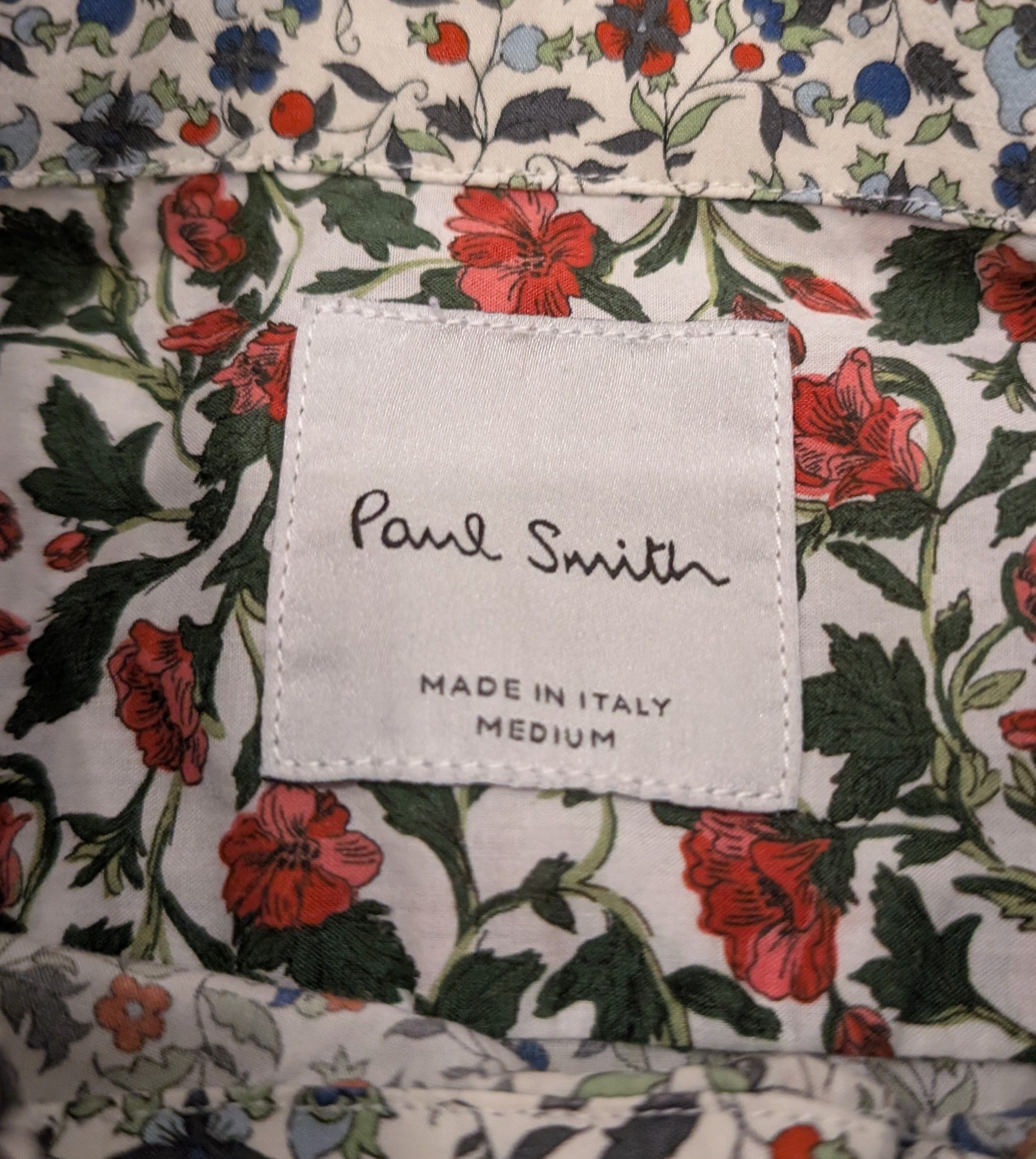 Paul Smith Paul Smith Floral Button Up Shirt Made in Italy Size US M / EU 48-50 / 2 - 3 Thumbnail