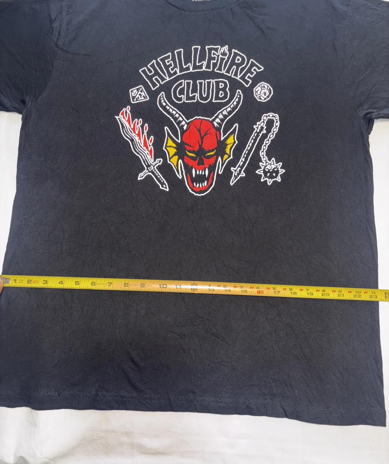 Designer Stranger Things Hellfire Club T-Shirt - 2X Size US XXL / EU 58 / 5 - 5 Thumbnail