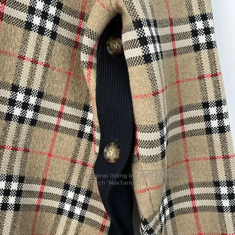 Burberry Burberry Brown Check Knit Sweater. Size L / US 10 / IT 46 - 3 Thumbnail