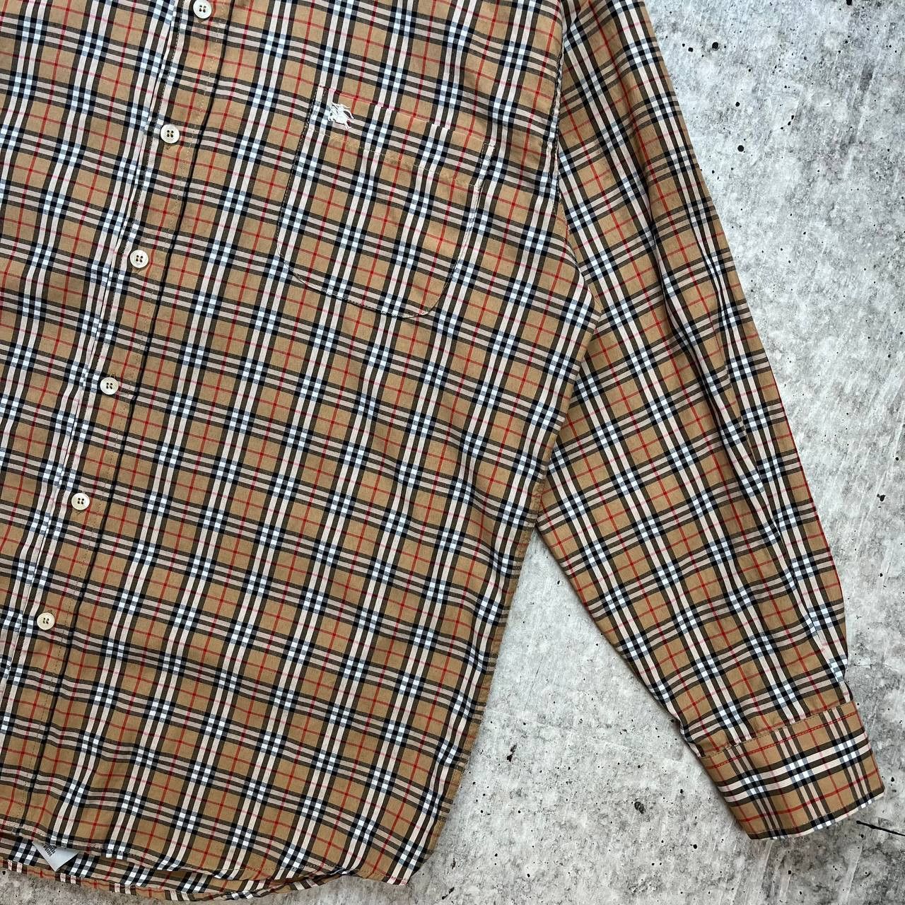 Burberry Burberry vintage shirt made in France brand’s iconic pattern Size US L / EU 52-54 / 3 - 3 Thumbnail