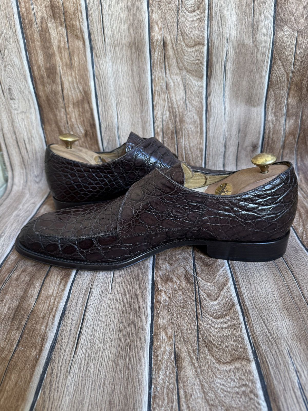 Cole Haan Genuine crocodile leather dress shoe Size US 12 / EU 45 - 11 Thumbnail