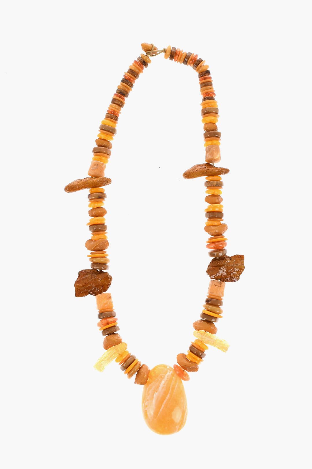 Dsquared2 Multicolor Necklace with Maxi Stone Pendant Size ONE SIZE - 1 Thumbnail