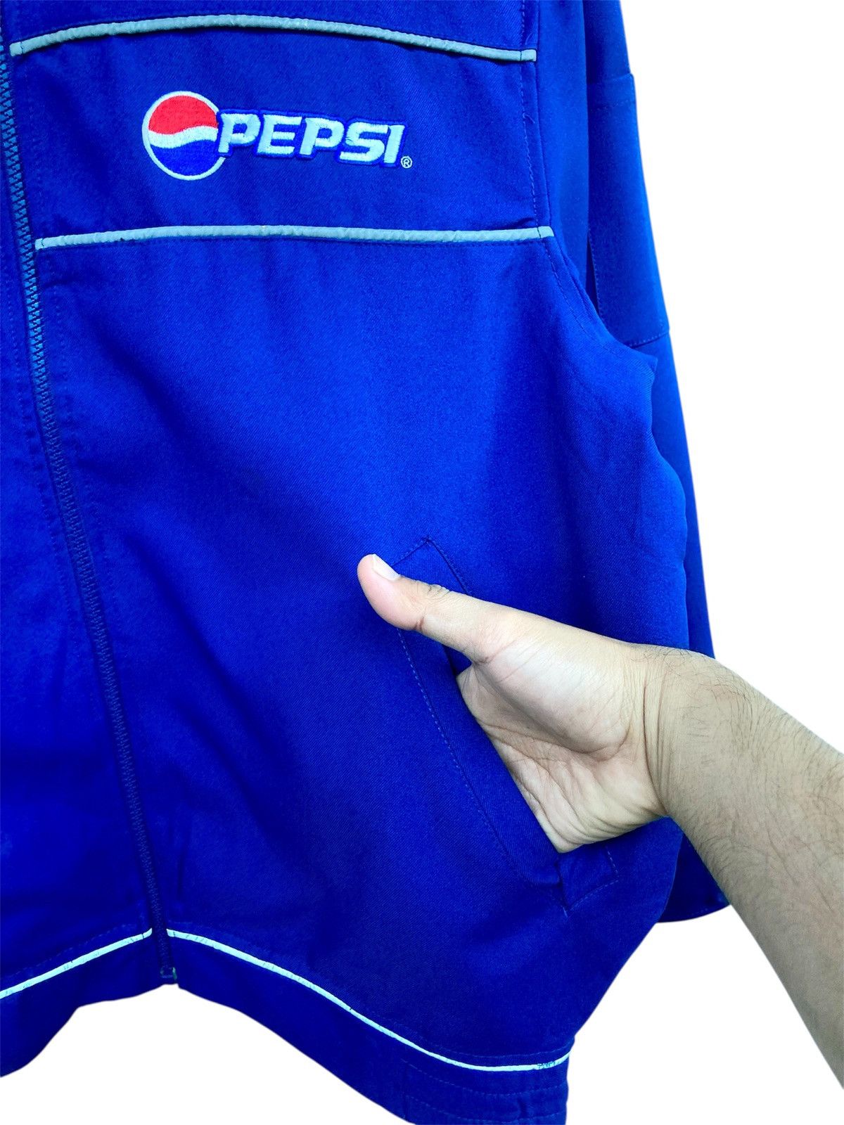 Pepsi Vintage Pepsi Workwear Zipper Jacket Size US L / EU 52-54 / 3 - 4 Thumbnail