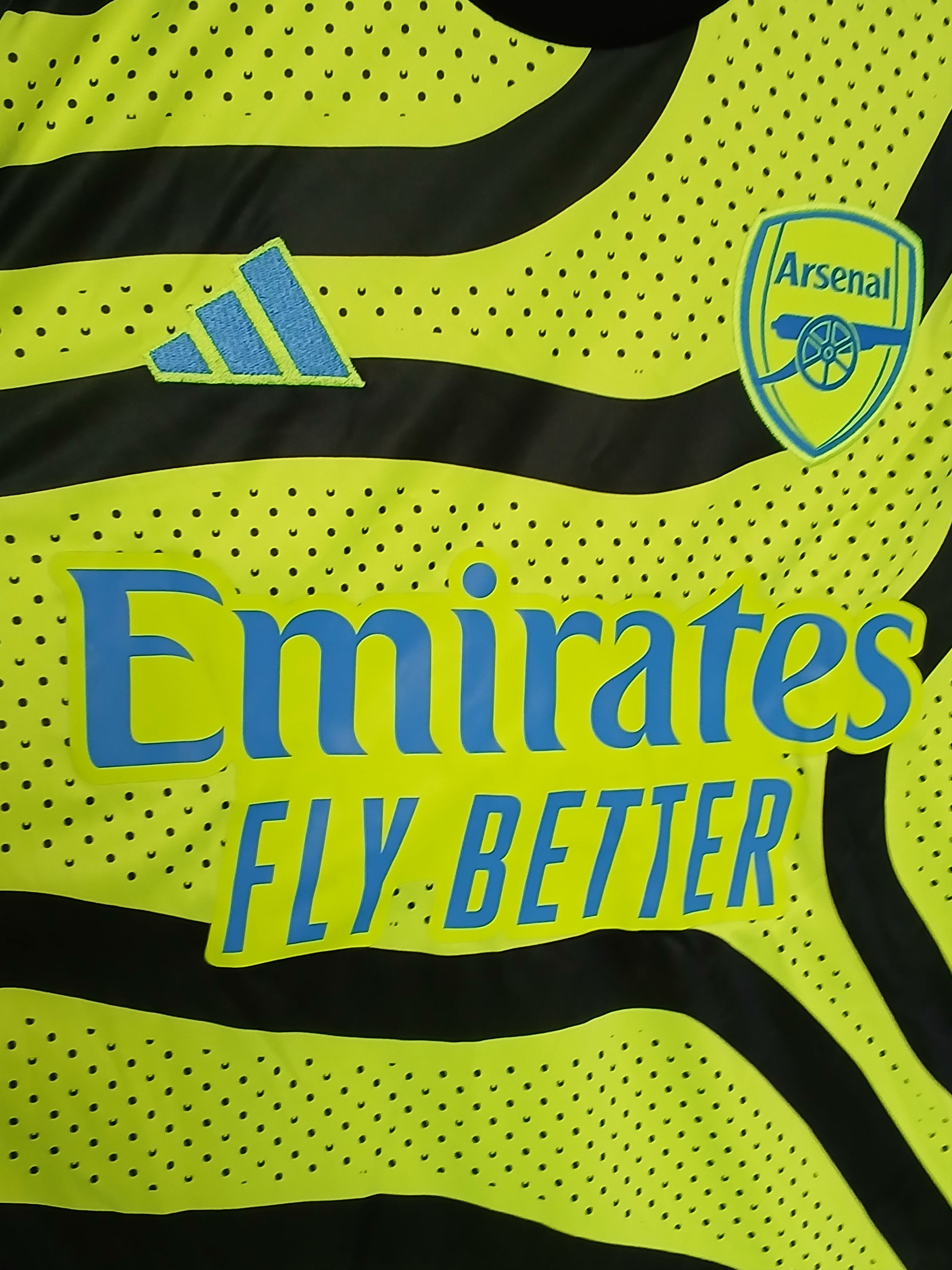 Adidas New Arsenal 23/24 Third Kit Football Jersey T-Shirt Size US XS / EU 42 / 0 - 3 Thumbnail