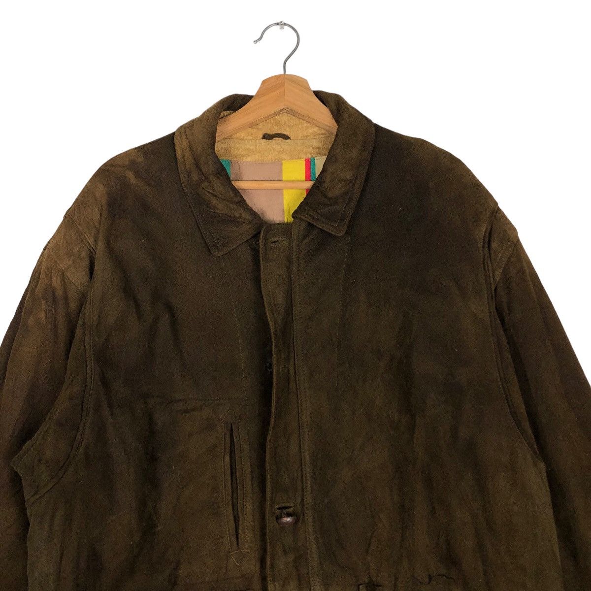 Japanese Brand 🔥Vintage Leather Jacket Rare Papas Issey Miyake Japan Size US M / EU 48-50 / 2 - 4 Thumbnail