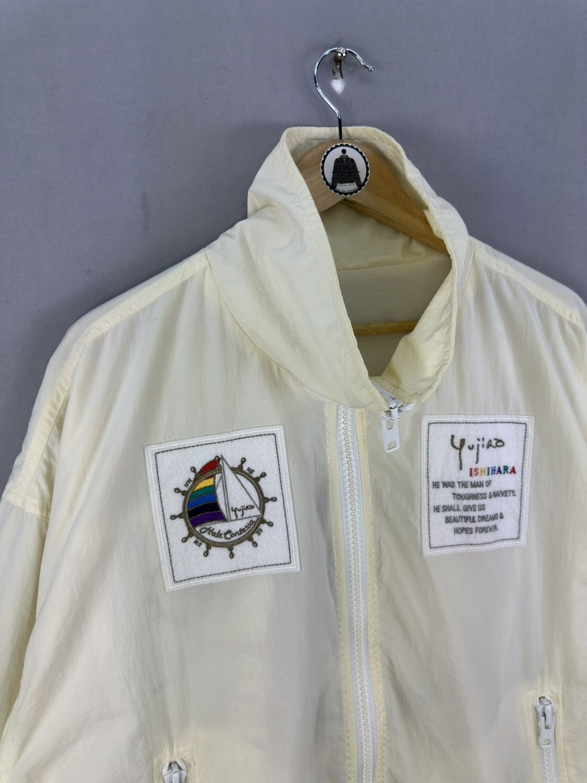 Japanese Brand Yujiro Ishihara Reversible Windbreaker Jacket Size US L / EU 52-54 / 3 - 2 Thumbnail
