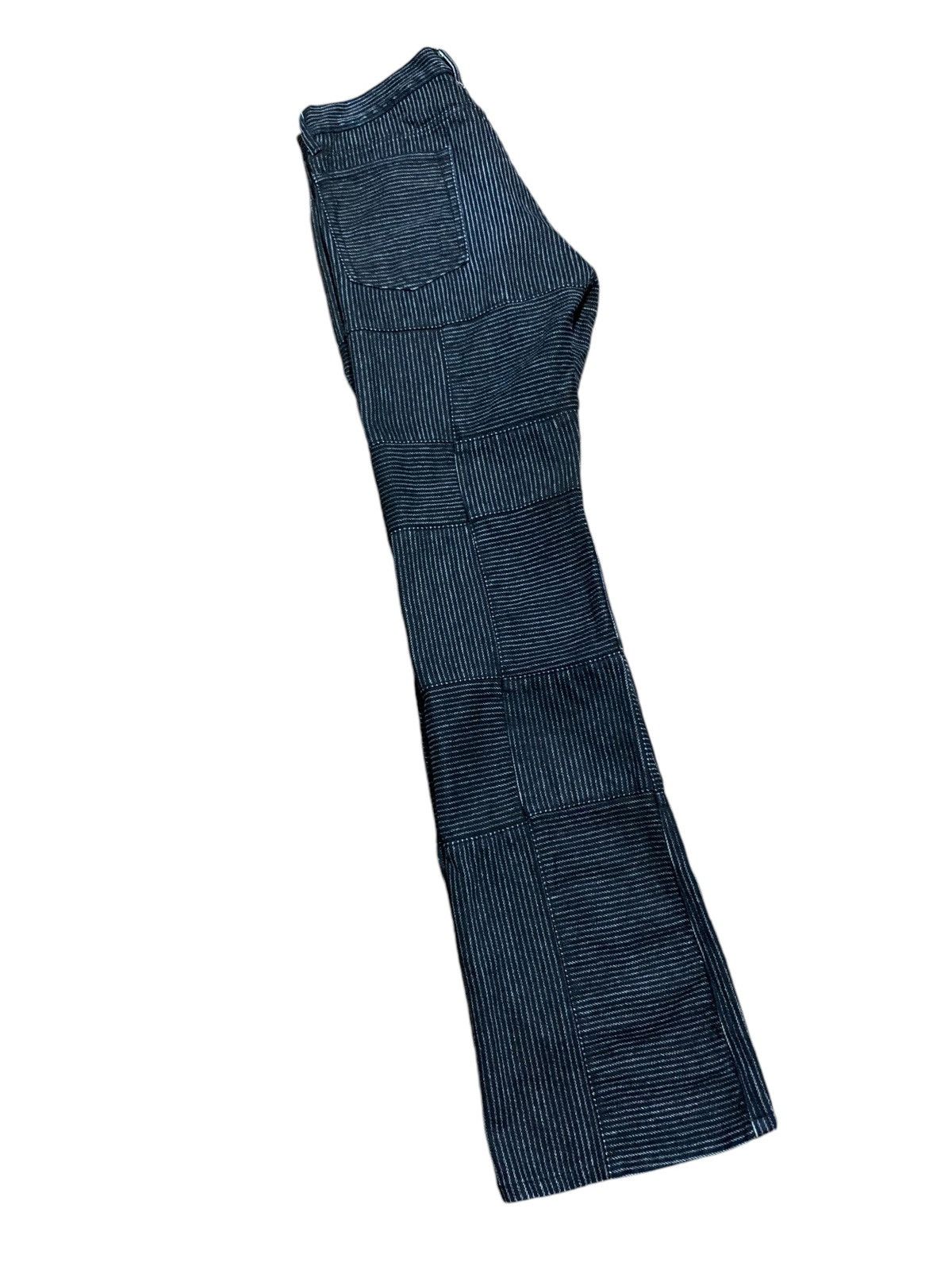 Hysteric Glamour Flare jeans The difference Ruppert patchwork striped Size US 31 - 9 Thumbnail