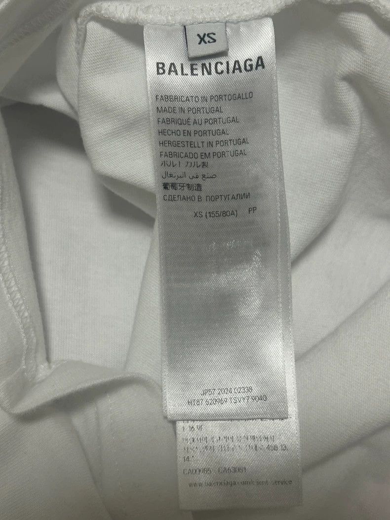 Balenciaga Balenciaga Doodle Cola Paris White Short Sleeve Size US XS / EU 42 / 0 - 4 Thumbnail