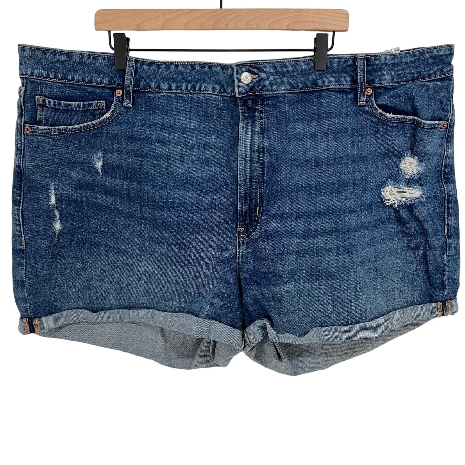 Old Navy Old Navy High Rise O.G. Straight Denim Shorts Size 28 Size 28" / US 6 / IT 42 - 1 Thumbnail