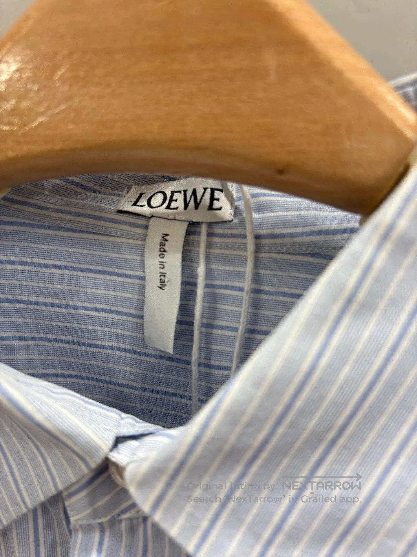 Loewe loewe striped polo shirt with logo embroidery. Size US L / EU 52-54 / 3 - 4 Thumbnail