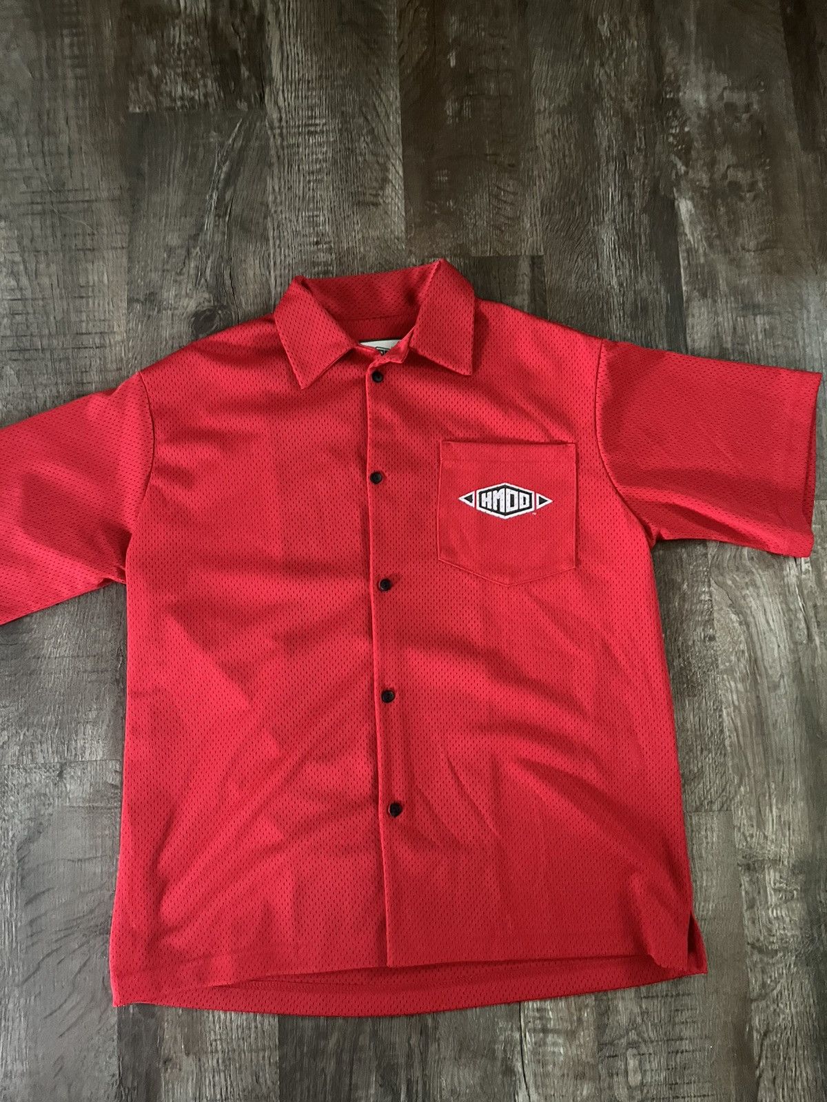 HMDD HMDDLA Red Mesh Shirt Size US S / EU 44-46 / 1 - 1 Thumbnail