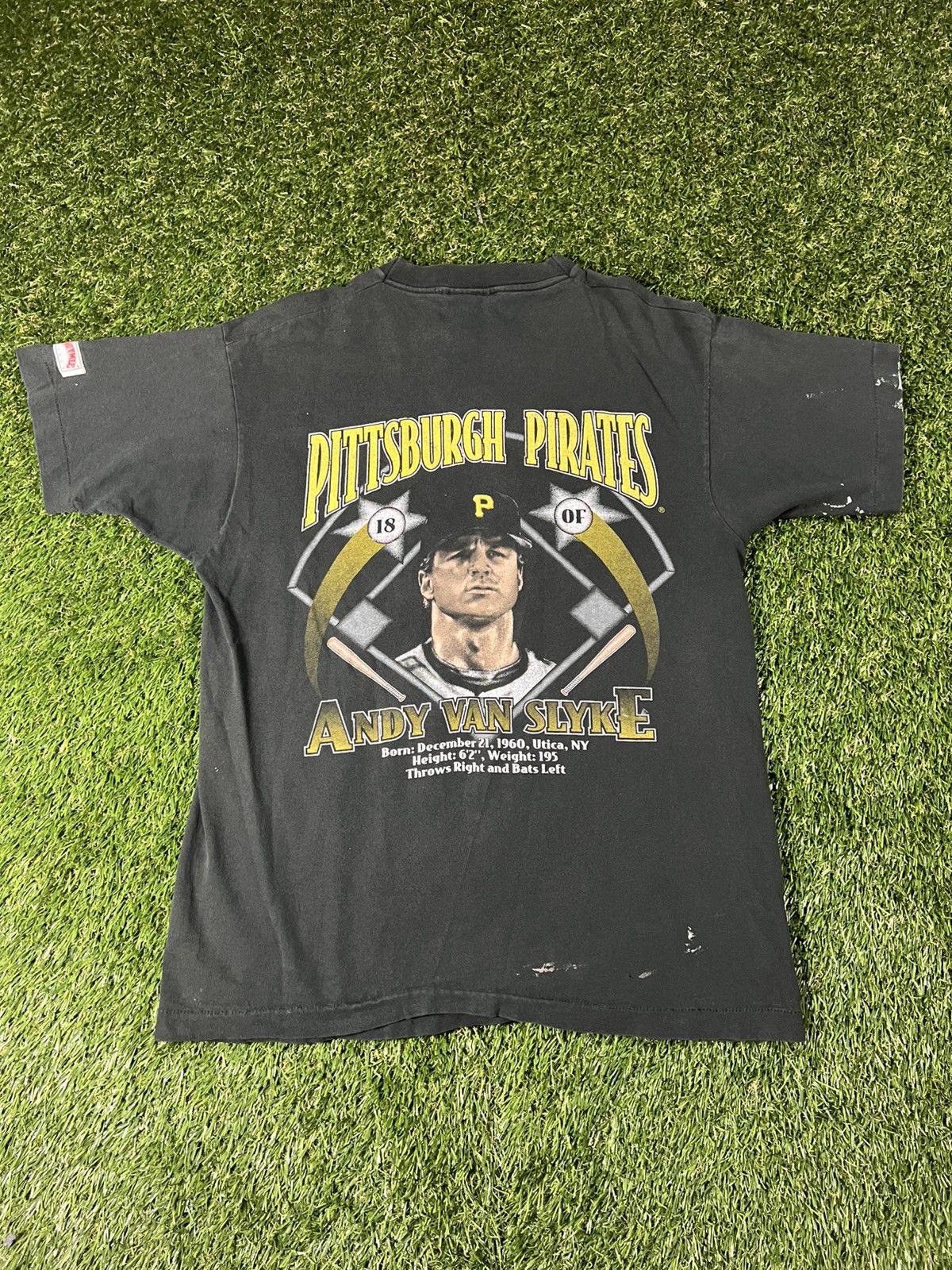 Nutmeg Vintage 90’s Pittsburg Pirates Andy Van Slyke MLB Tee Size US L / EU 52-54 / 3 - 2 Thumbnail