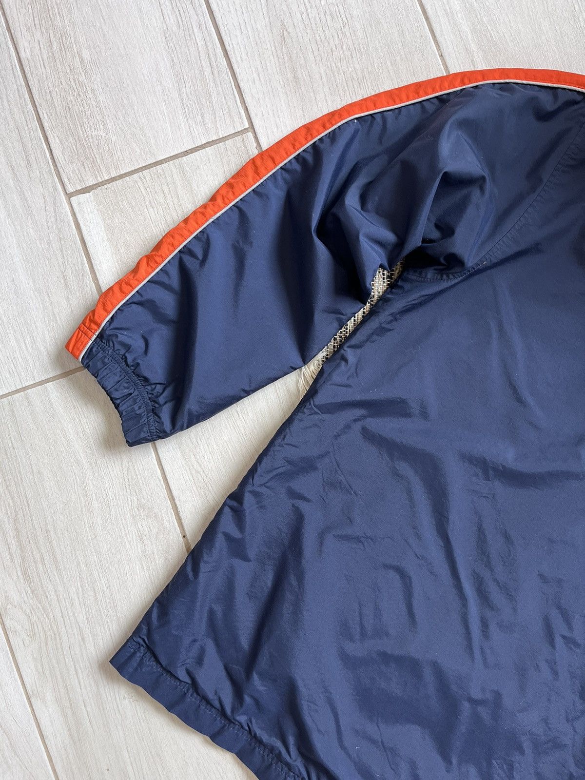 Nike × Vintage Vintage Nike jacket navy nylon windbreaker raincoat Size US L / EU 52-54 / 3 - 14 Thumbnail