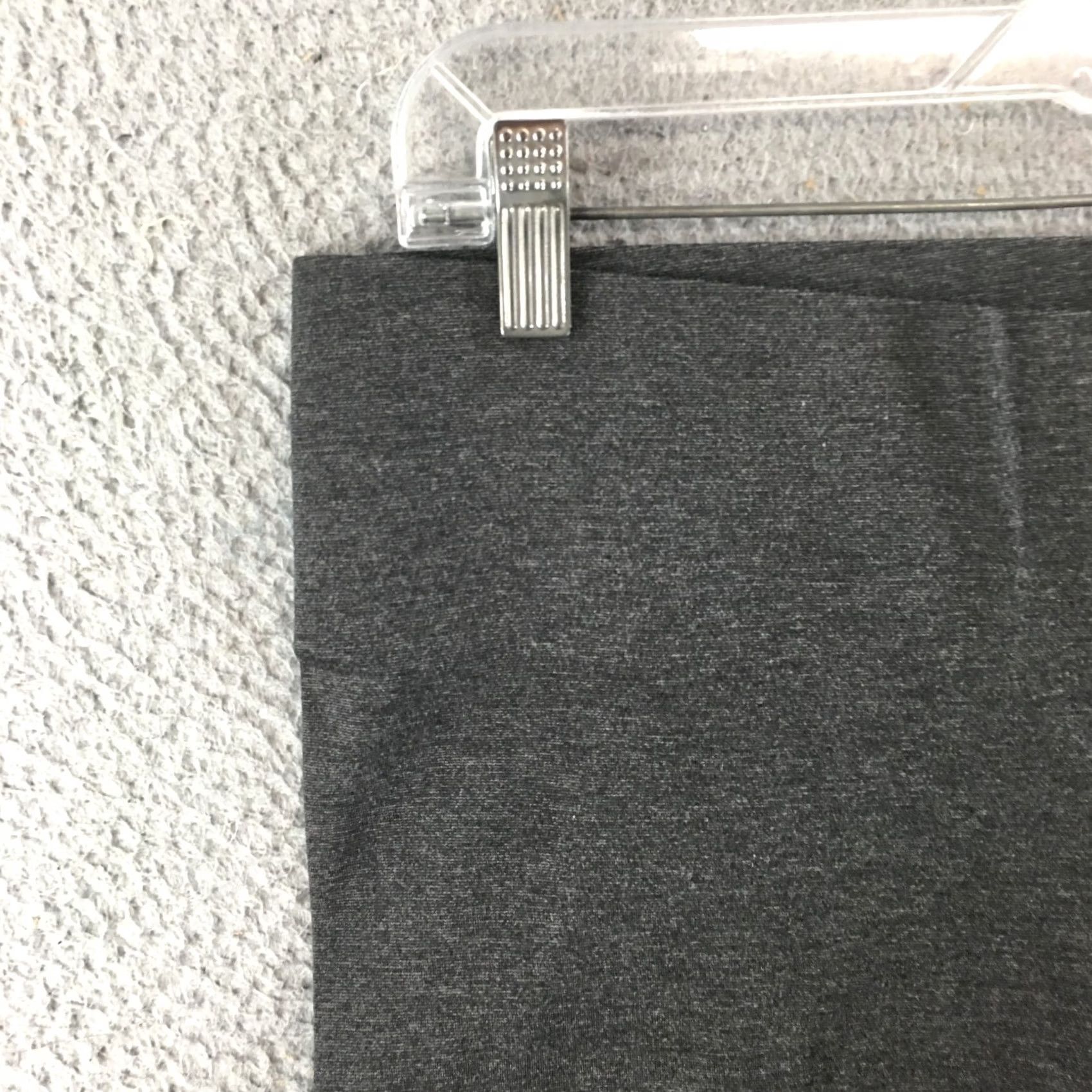 Worthington Worthington Pants Womens L Heather Gray Pull-On Straight Leg Ankle Stretch NEW Size 36" / US 14 / IT 50 - 3 Thumbnail