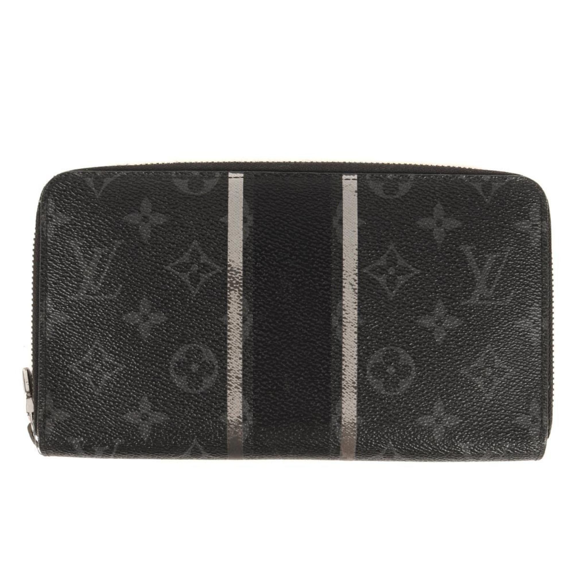 image of Louis Vuitton Fragment Design Monogram Eclipse Flash Zippy Organizer M64645 Black Fragment Collabor
