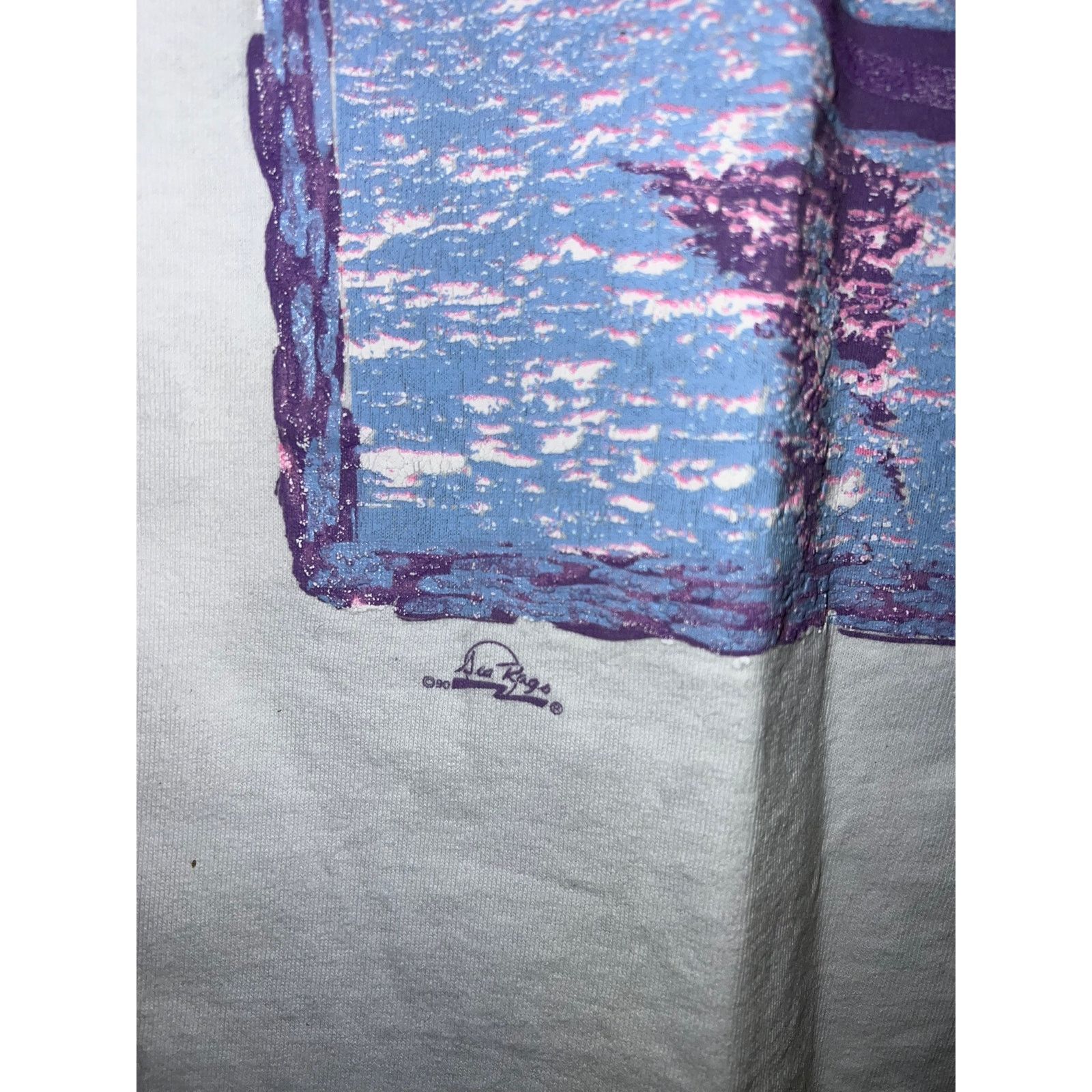 Fruit Of The Loom Vintage Lake Champlain Shirt Sailboat Sunset Tee VA 90s M Size US M / EU 48-50 / 2 - 6 Thumbnail