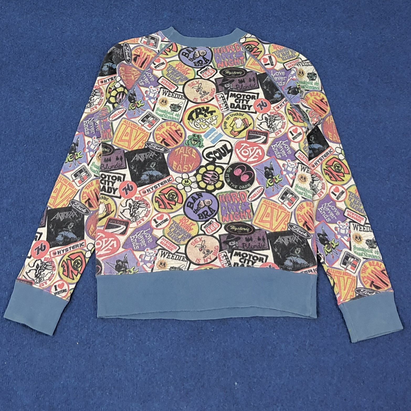 Hysteric Glamour × Japanese Brand × Vintage Vintage Hysteric Glamour Full Printed Sweatshirt C220N12 Size US XS / EU 42 / 0 - 3 Thumbnail