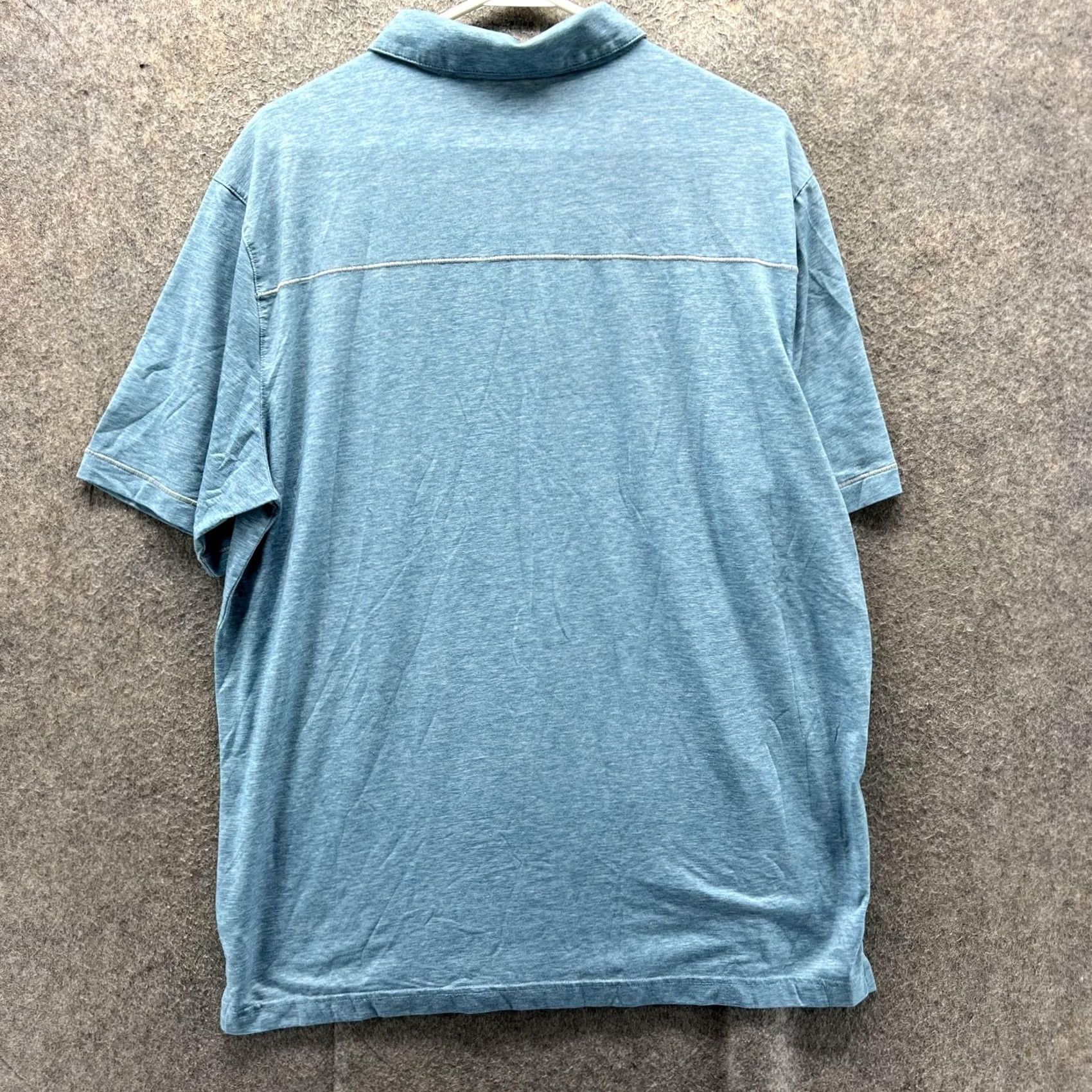 Puma Puma Shirt Mens Large Blue Heather Golf Polo Performance Short Sleeve Logo Polo Size US L / EU 52-54 / 3 - 2 Thumbnail