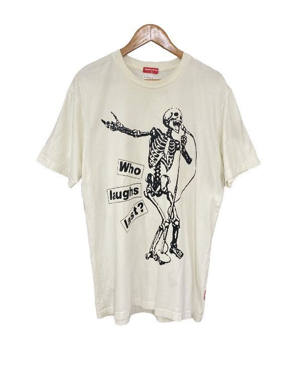 Barbara Kruger ✅ BARBARA KRUGER who laughs last RATM white tee t-shirt Size US XL / EU 56 / 4 - 1 Thumbnail