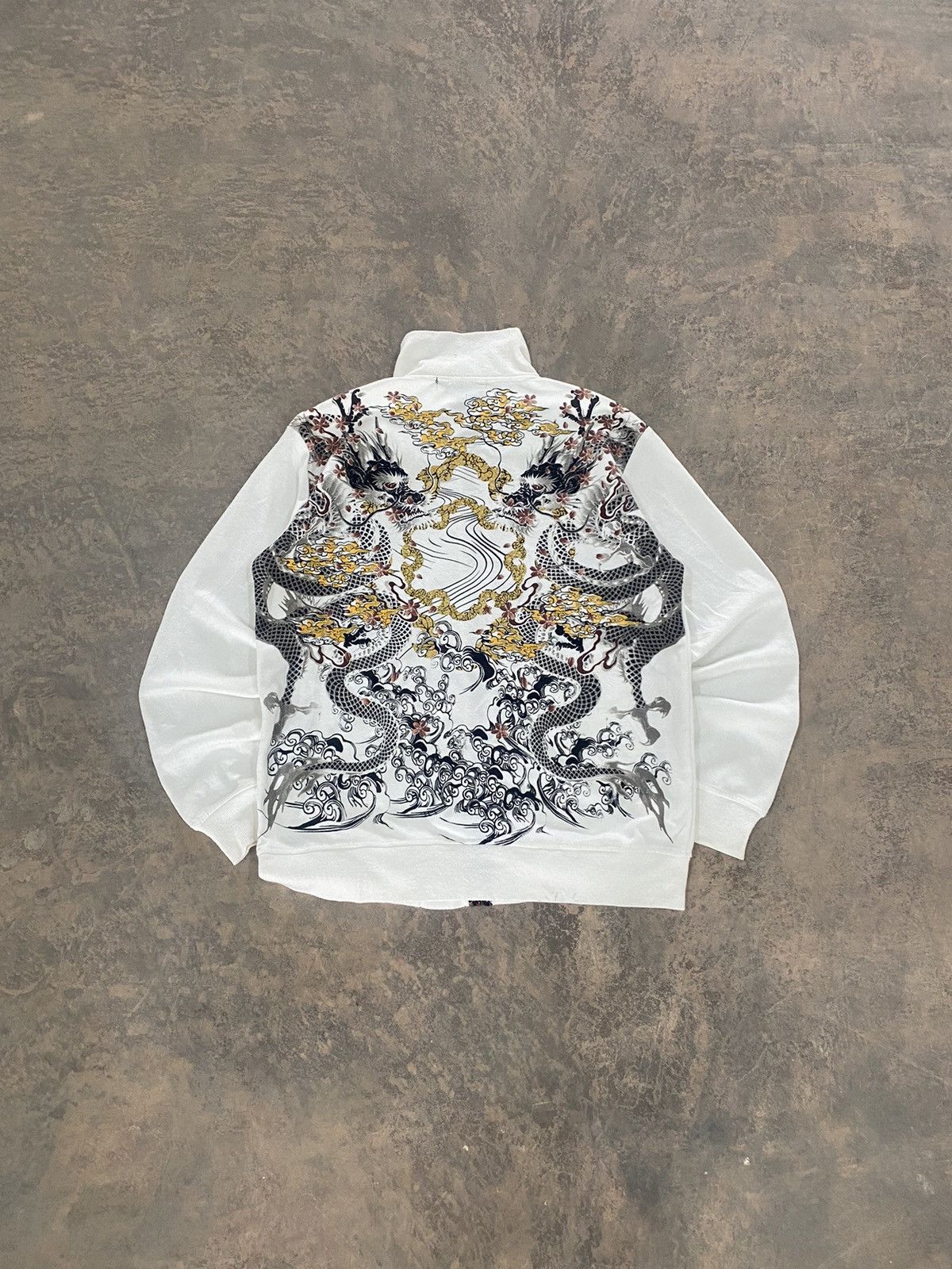 Japanese Brand Dragon🐉 Japan Designer Overprint Zipper Sukajan Motive lgb Size US M / EU 48-50 / 2 - 2 Thumbnail