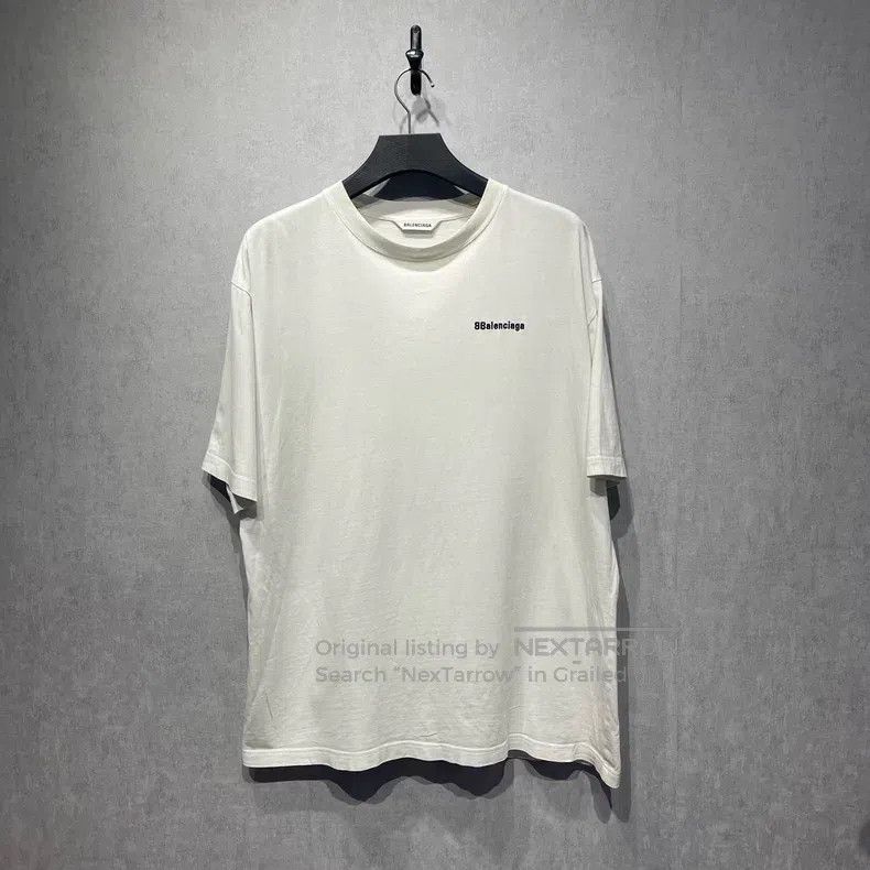Balenciaga Balenciaga Double B Embroidered Logo Short Sleeve Size US S / EU 44-46 / 1 - 1 Thumbnail
