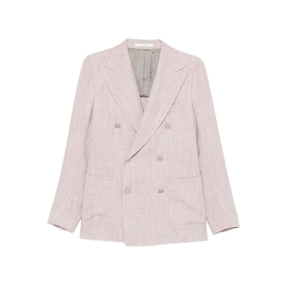 Tagliatore Tagliatore PINK Jackets - Blazers Size US M / EU 48-50 / 2 - 1 Thumbnail