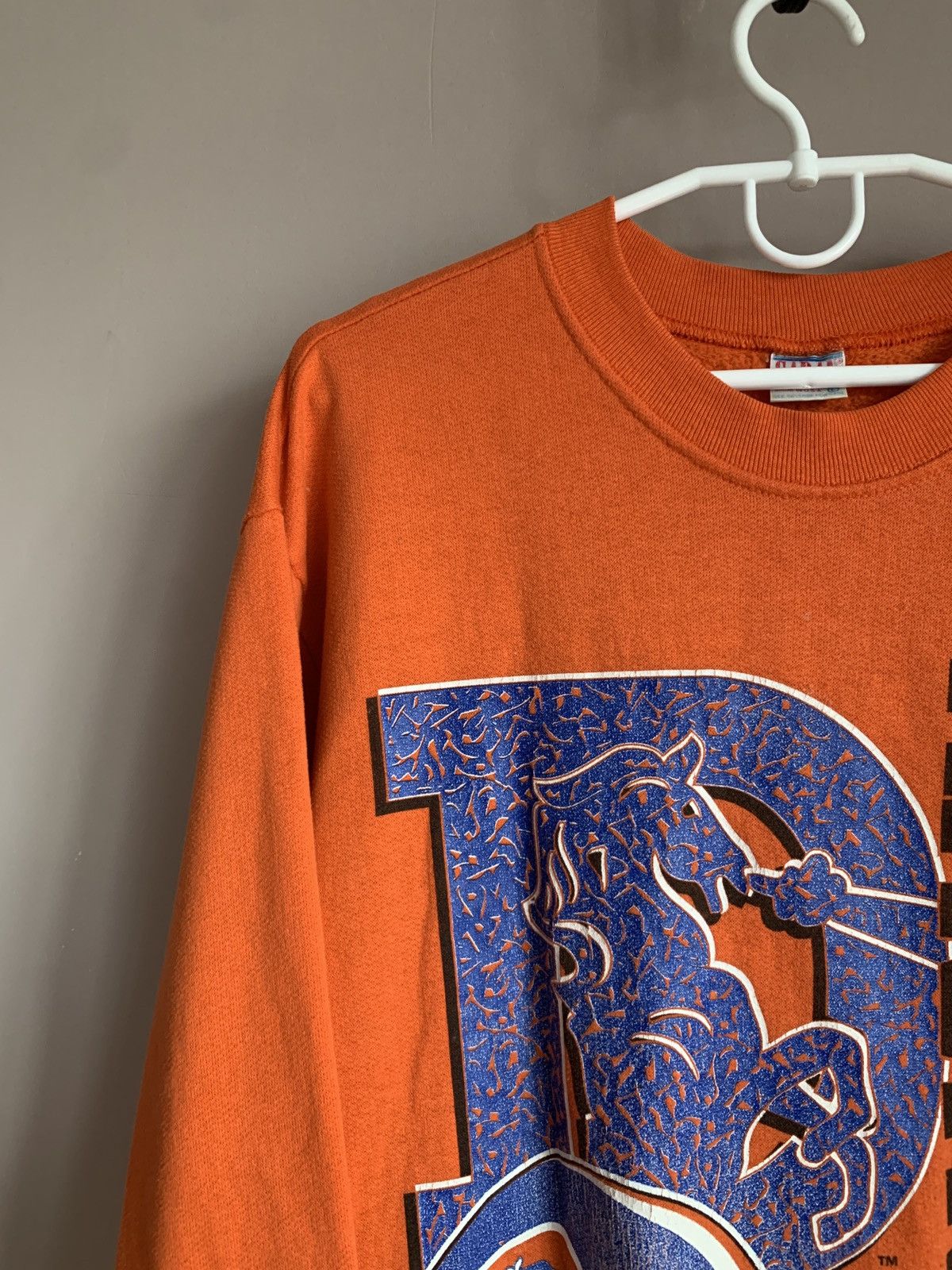 NFL Vintage 80s NFL Sweatshirt Denver Broncos Retro Made In USA Size US L / EU 52-54 / 3 - 6 Thumbnail