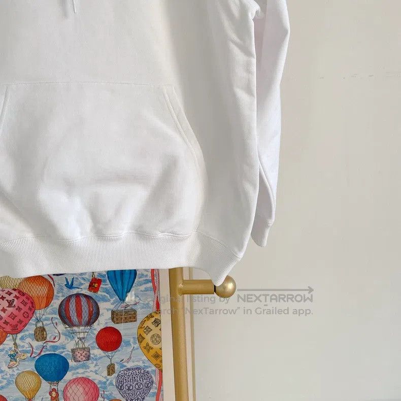Balenciaga Balenciaga White Hooded Sweatshirt Size US XS / EU 42 / 0 - 4 Thumbnail