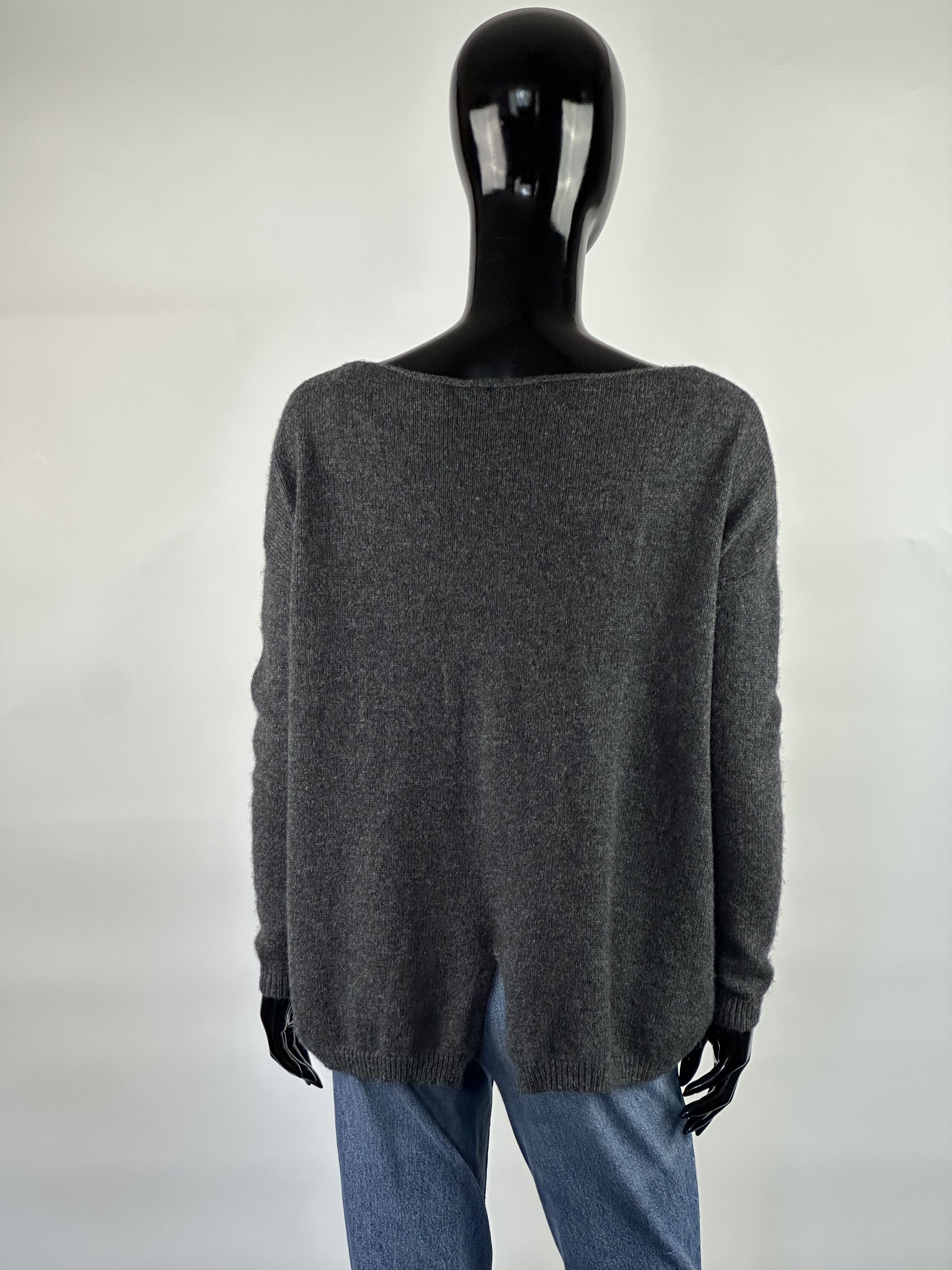 NAVYBOOT Navyboot Wool Sweater Sequins Logo Size XS / US 0-2 / IT 36-38 - 3 Thumbnail