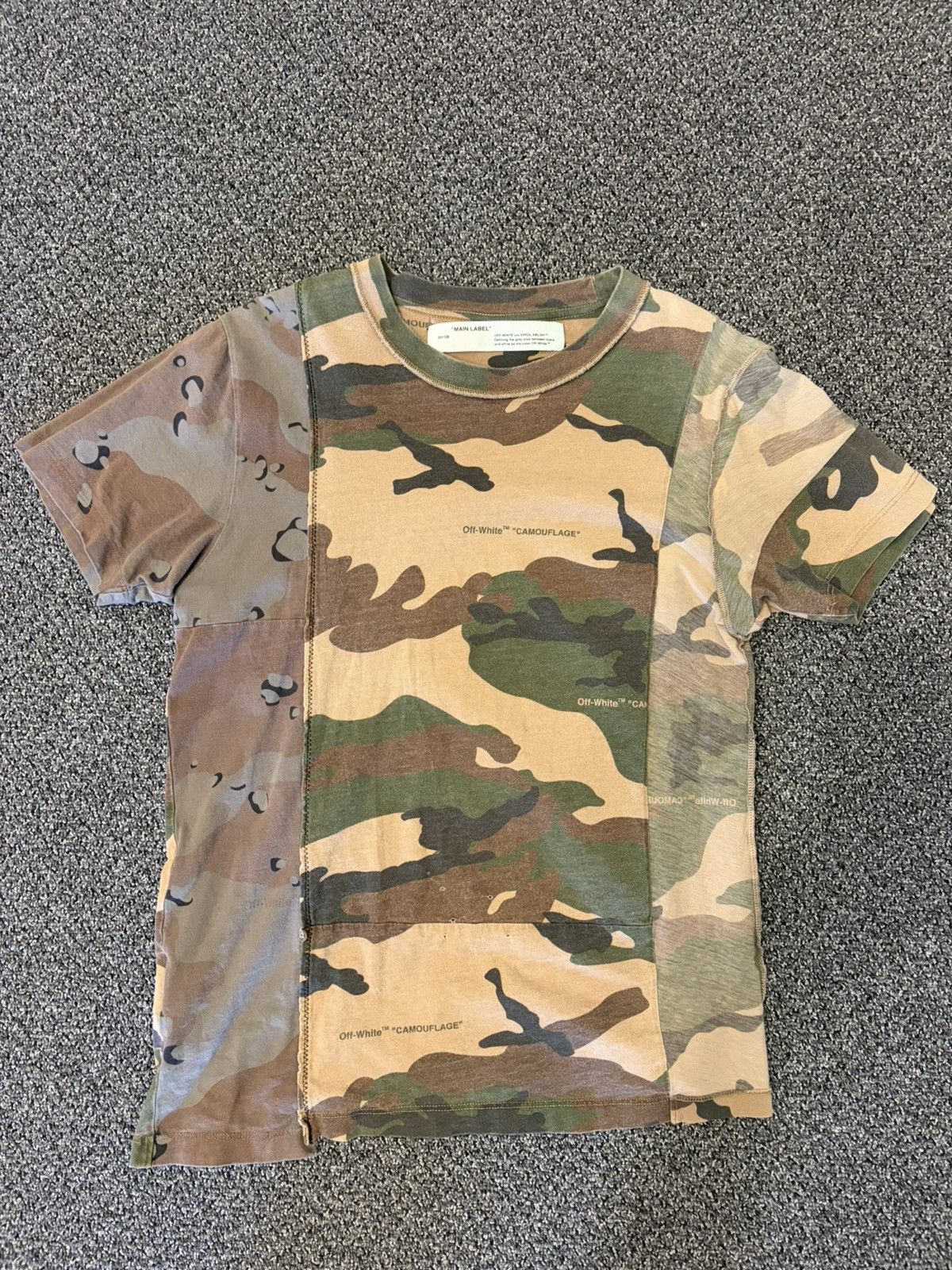 Off-White Off-White Camo Tee Size US S / EU 44-46 / 1 - 1 Thumbnail