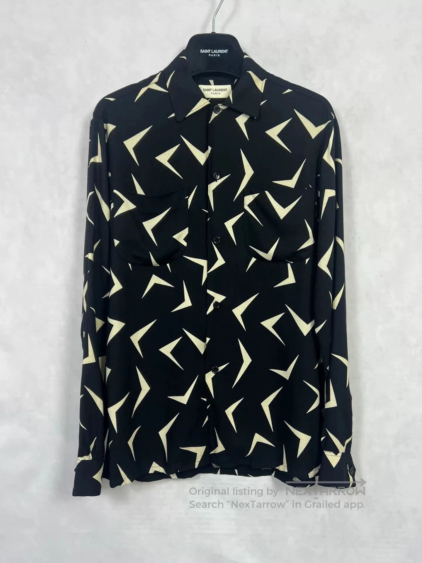 Saint Laurent Boomerang Print Shirt.