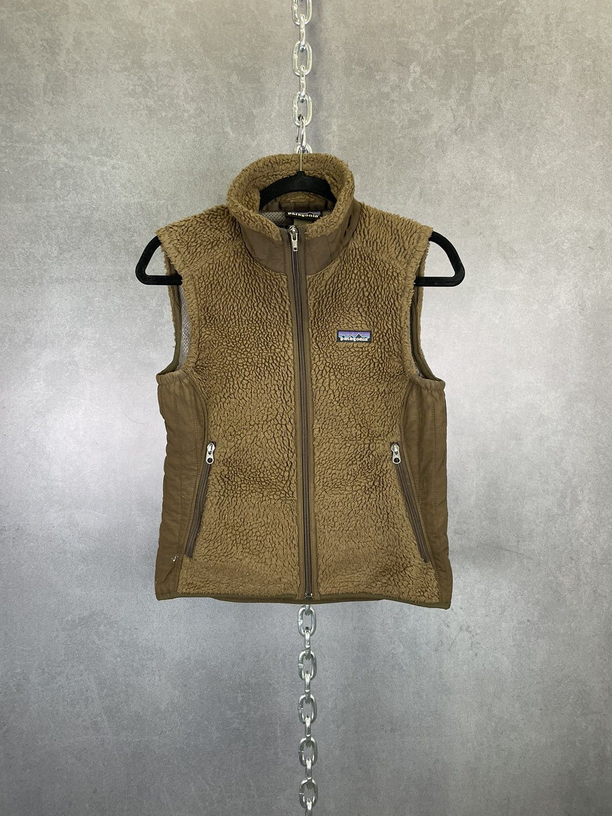 image of Patagonia Retro X Vest Deep Pile Sherpa Women’S in Brown, Women's (Size Small)