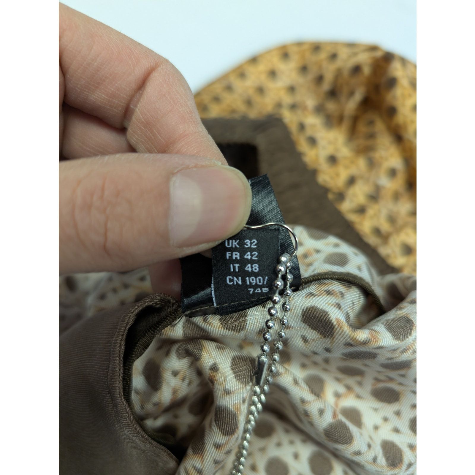 Amiri o1rshd1 Amiri Weave Pattern Silk Shorts in Brown Size US 32 / EU 48 - 18 Thumbnail