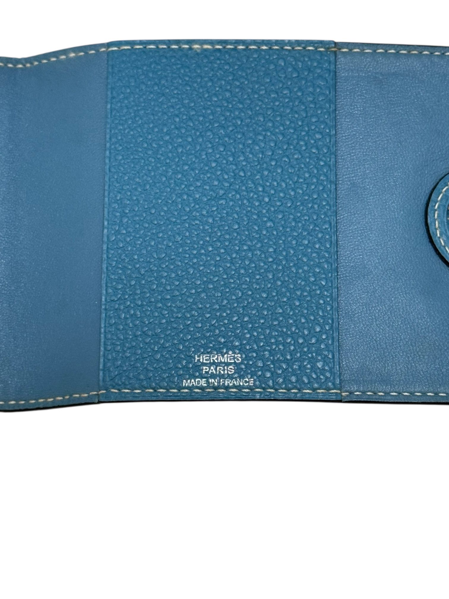 Hermes Hermes Blue Togo Leather Notepad Cardholder Wallet Size ONE SIZE - 6 Thumbnail
