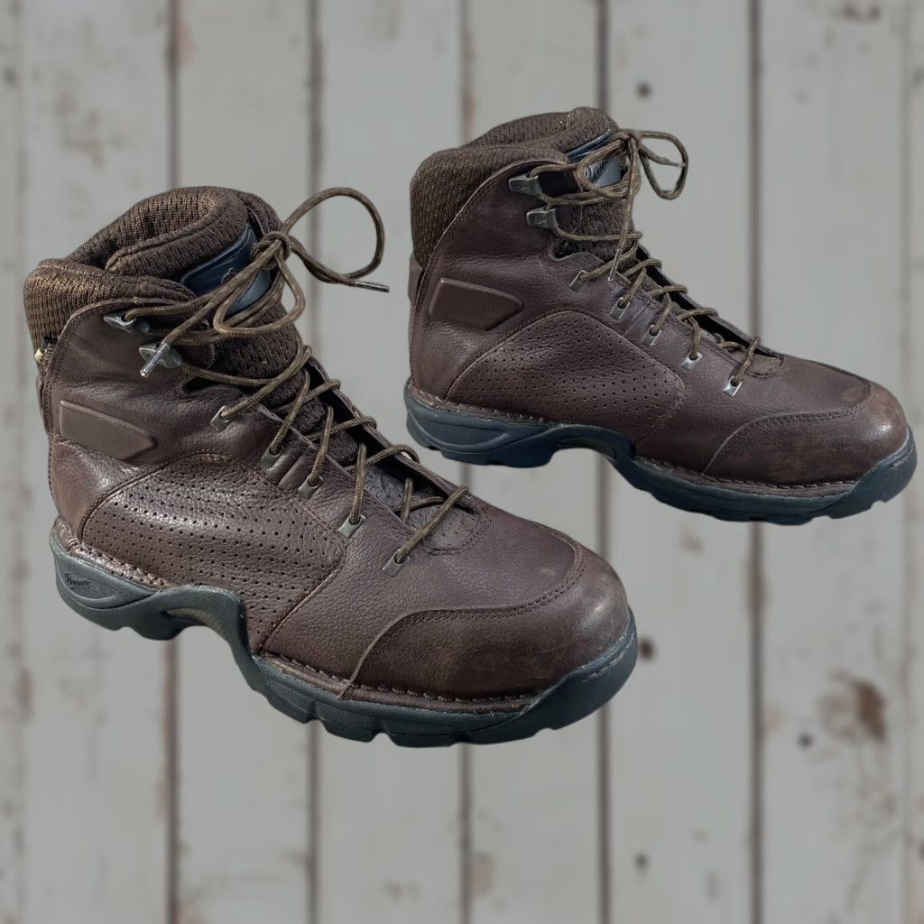 Danner Danner Mens Work Boots 10 Zion Dxtvent Safety Toe Combat Brown Leather Boots Mens Work Boots Brown Leather Safety Toe Size US 10 / EU 43 - 1 Thumbnail