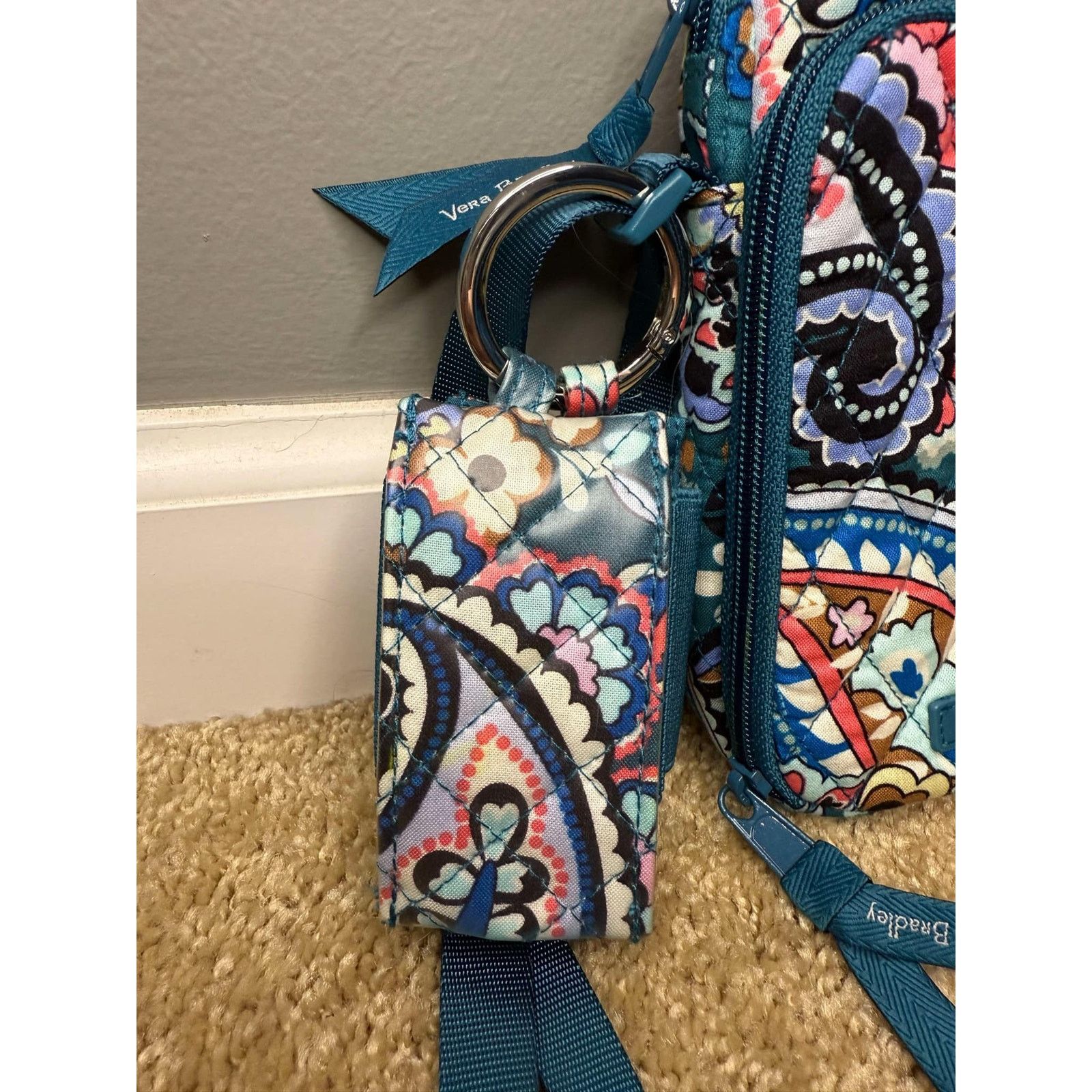 Vera Bradley Vera Bradley Quilted Mini Phone Holder Crossbody Bag Size ONE SIZE - 4 Thumbnail